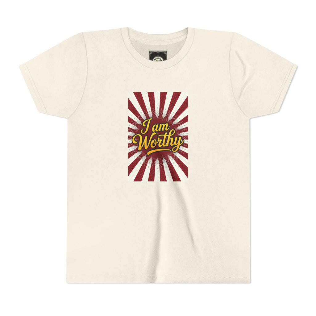 I am Worthy Youth Tee: Inspirational Kids T-Shirt