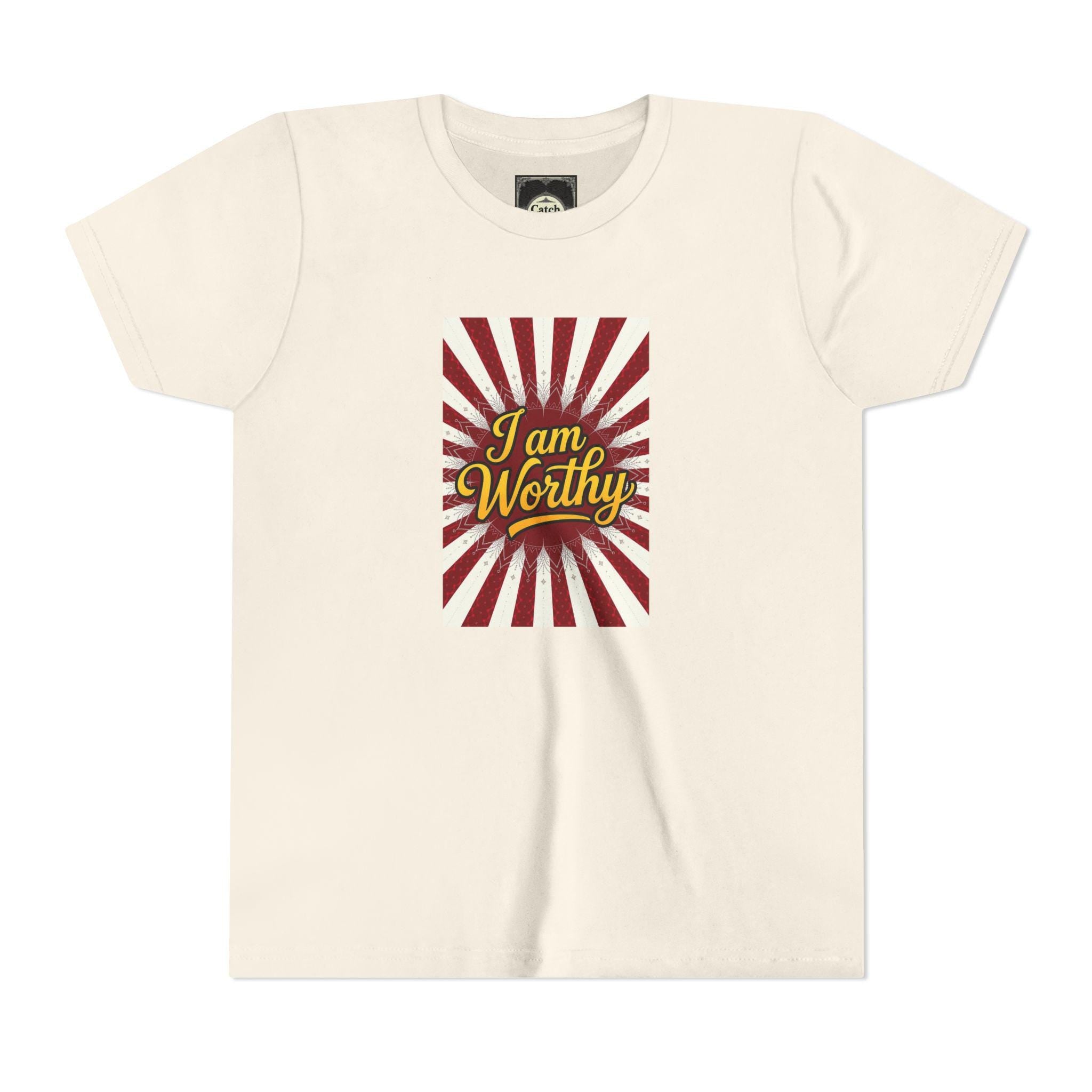 I am Worthy Youth Tee: Inspirational Kids T-Shirt