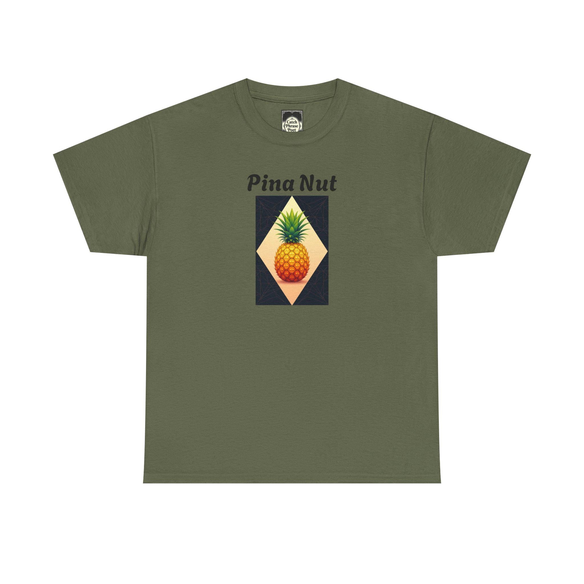 Pina Nut Graphic Tee: Tropical Pineapple Unisex T-Shirt