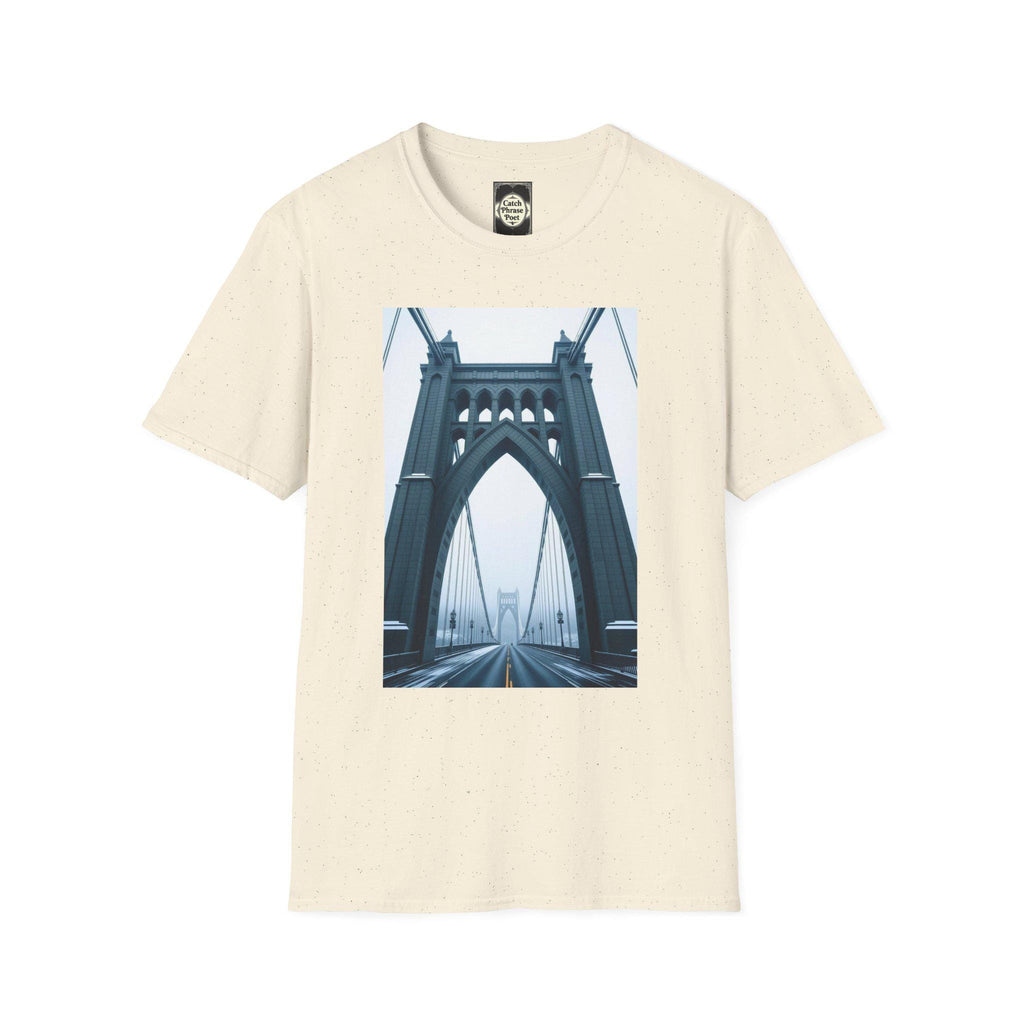 St Johns Bridge Portland Unisex T-Shirt: Modern Cityscape Tee