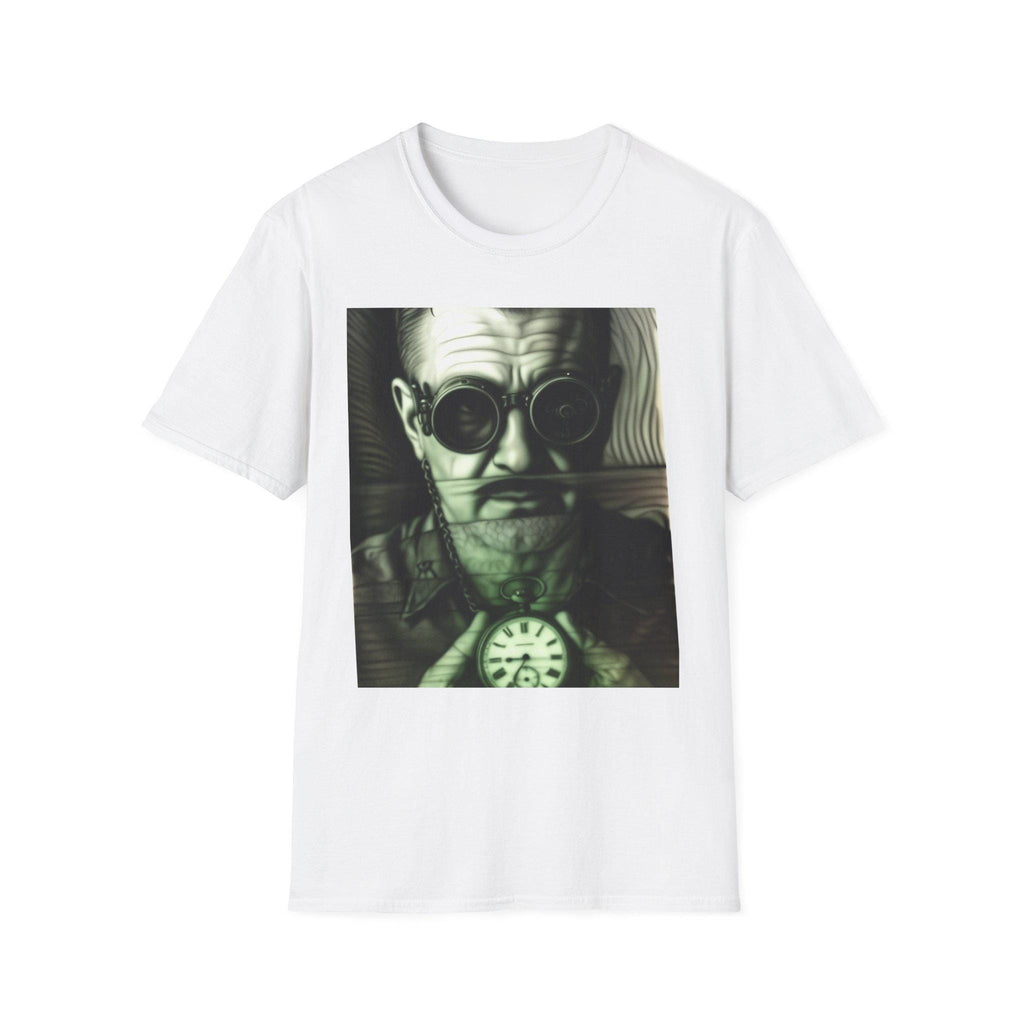 Vintage Graphic Tee: Steampunk Man with Watch