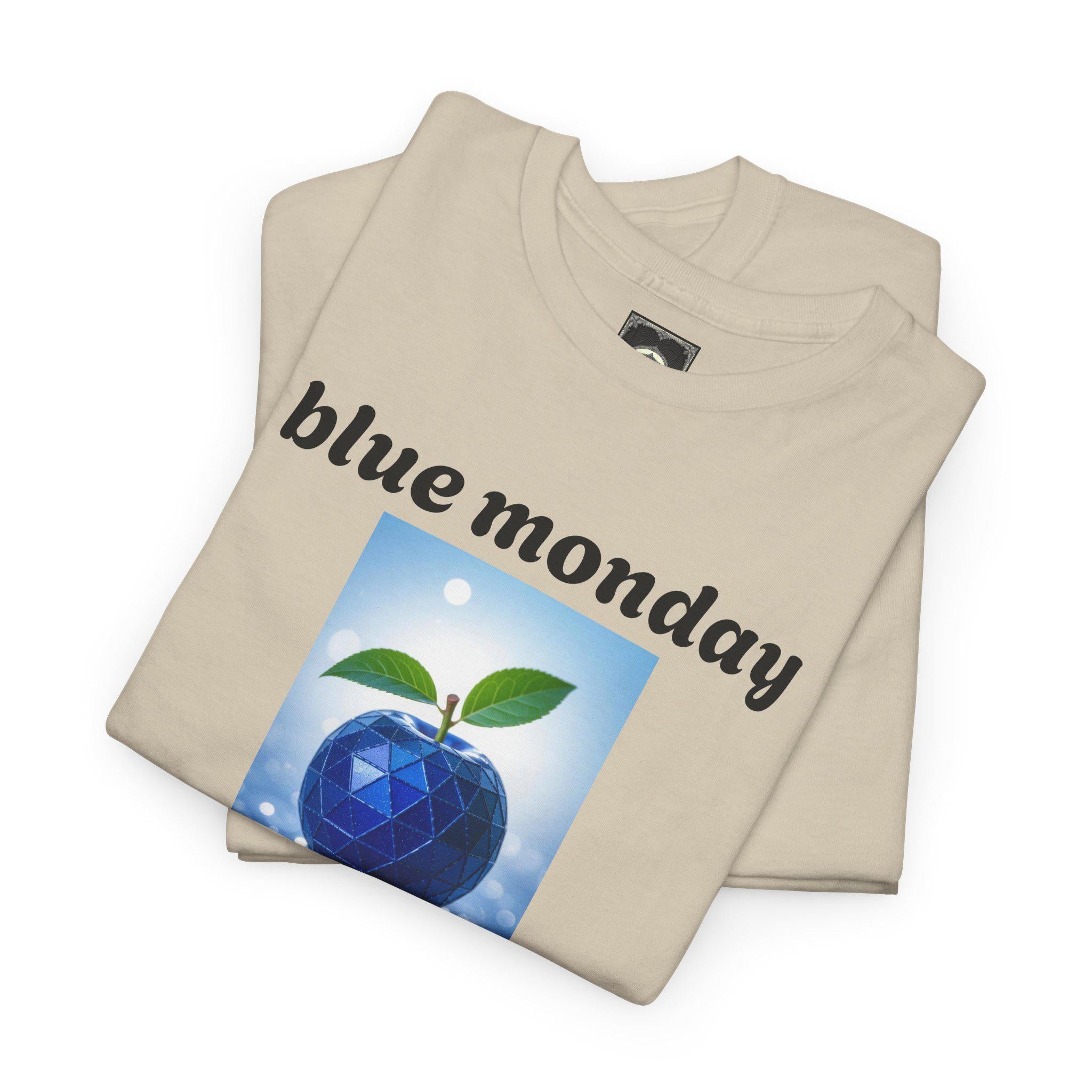 Blue Monday Graphic Tee - Unisex Heavy Cotton T-Shirt