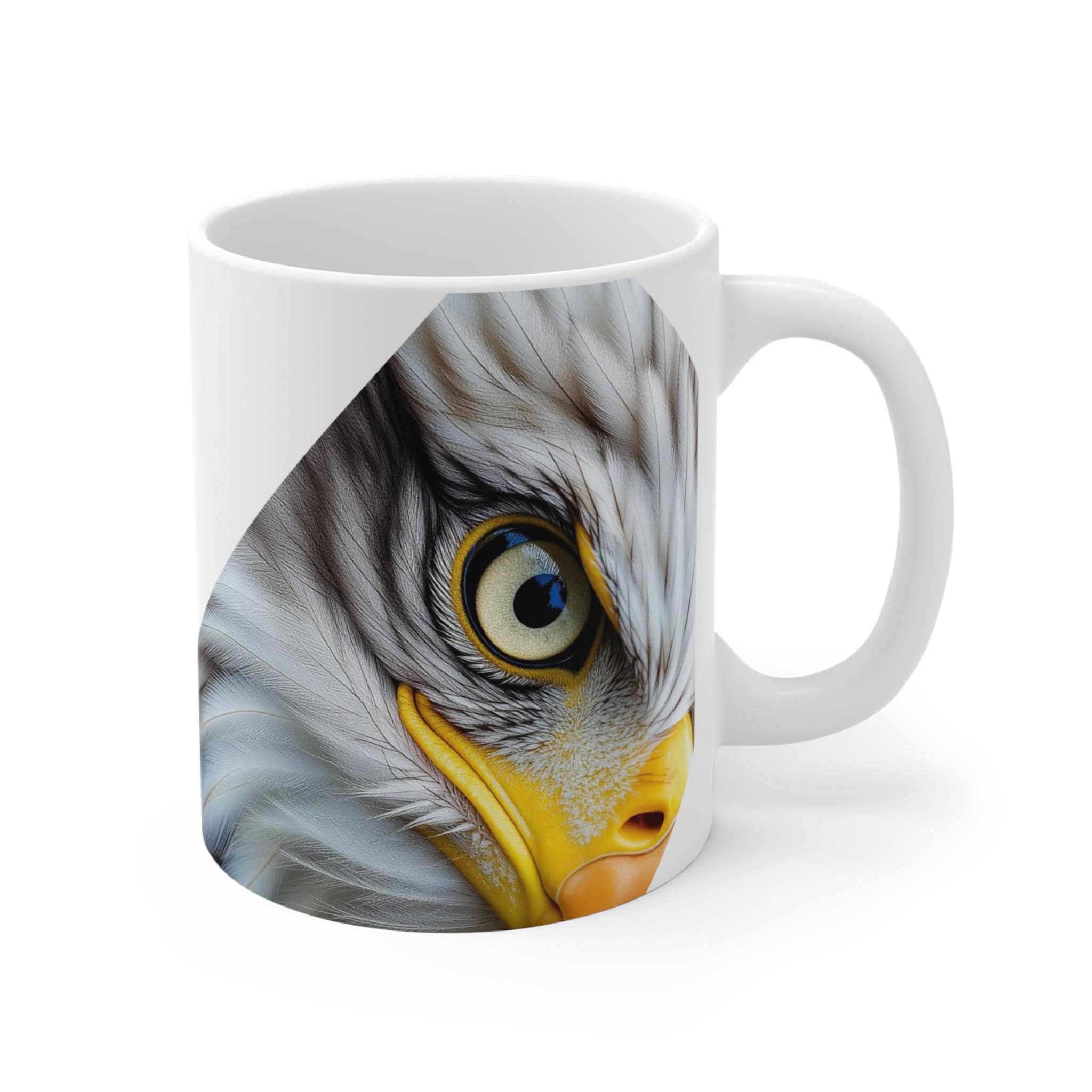 Eagle Eye Ceramic Coffee Mug - Wildlife Nature Gift