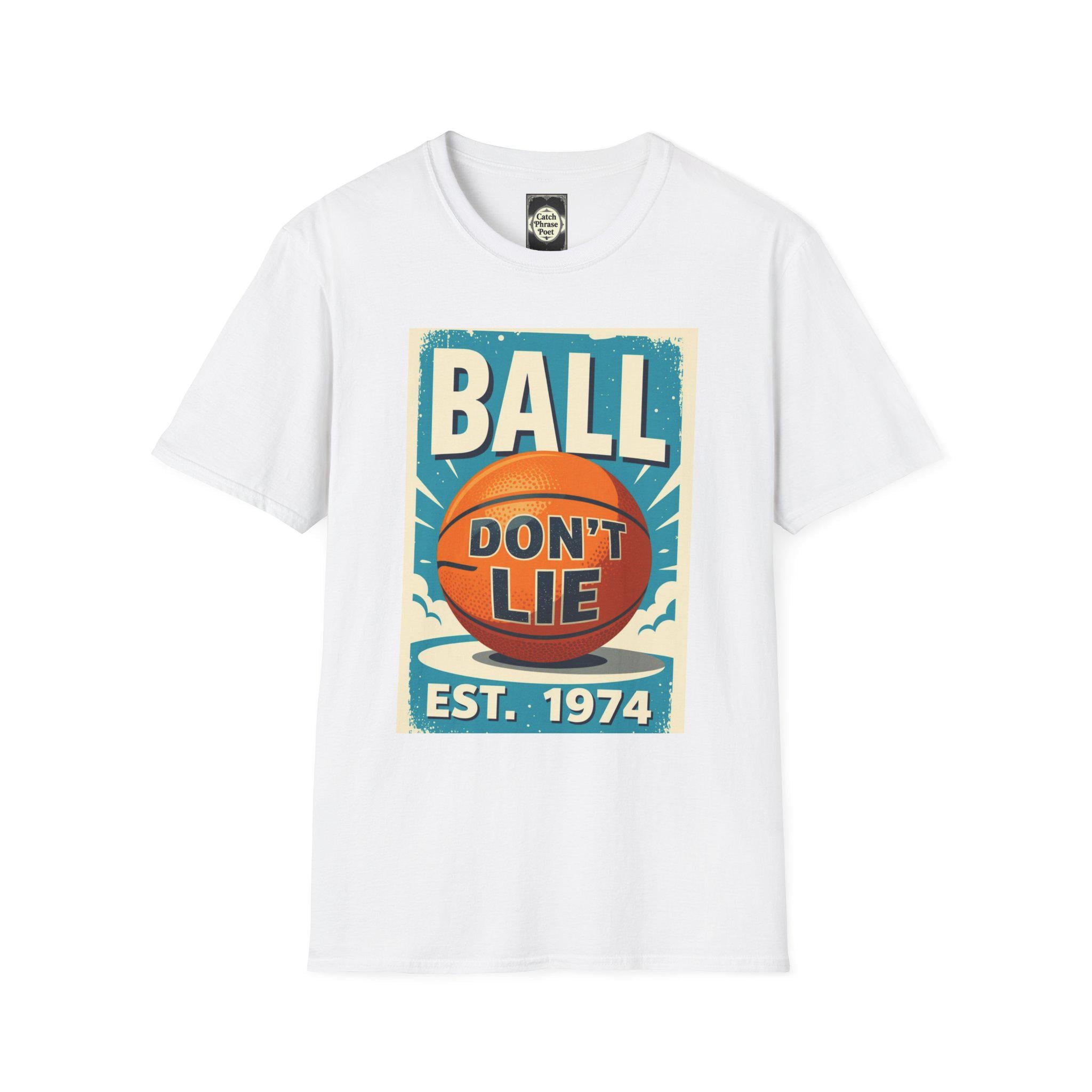 Basketball Lover Unisex Softstyle T-Shirt, Sports Fan Tee, Ball Don't Lie PDX, Graphic Tee, Gift for Hoops Enthusiast