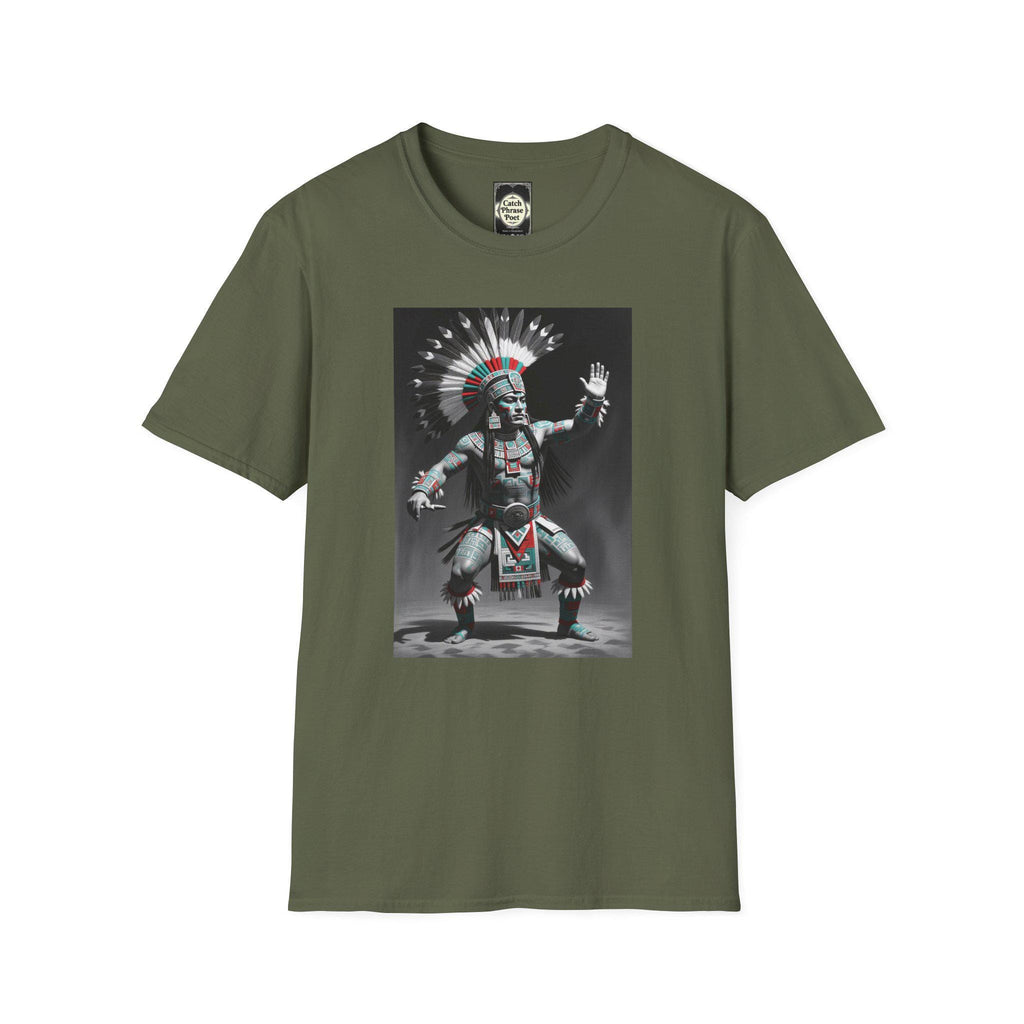 Native American Aztec Warrior T-Shirt: Unisex Graphic Tee
