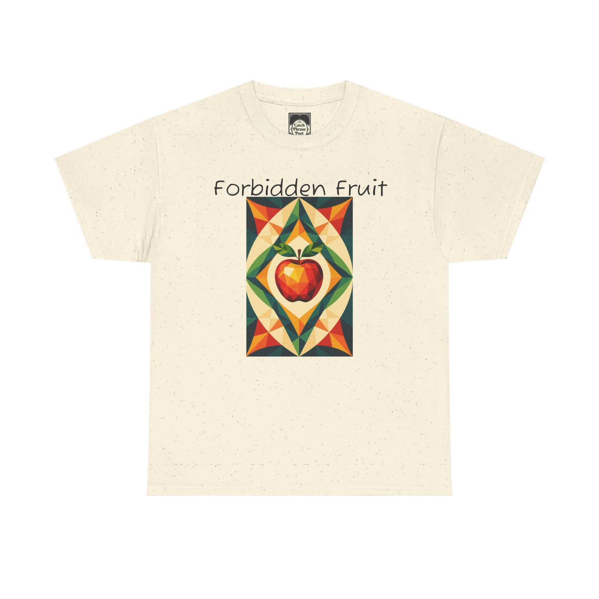 Forbidden Fruit Graphic Tee: Unisex Heavy Cotton, Art Lover Gift