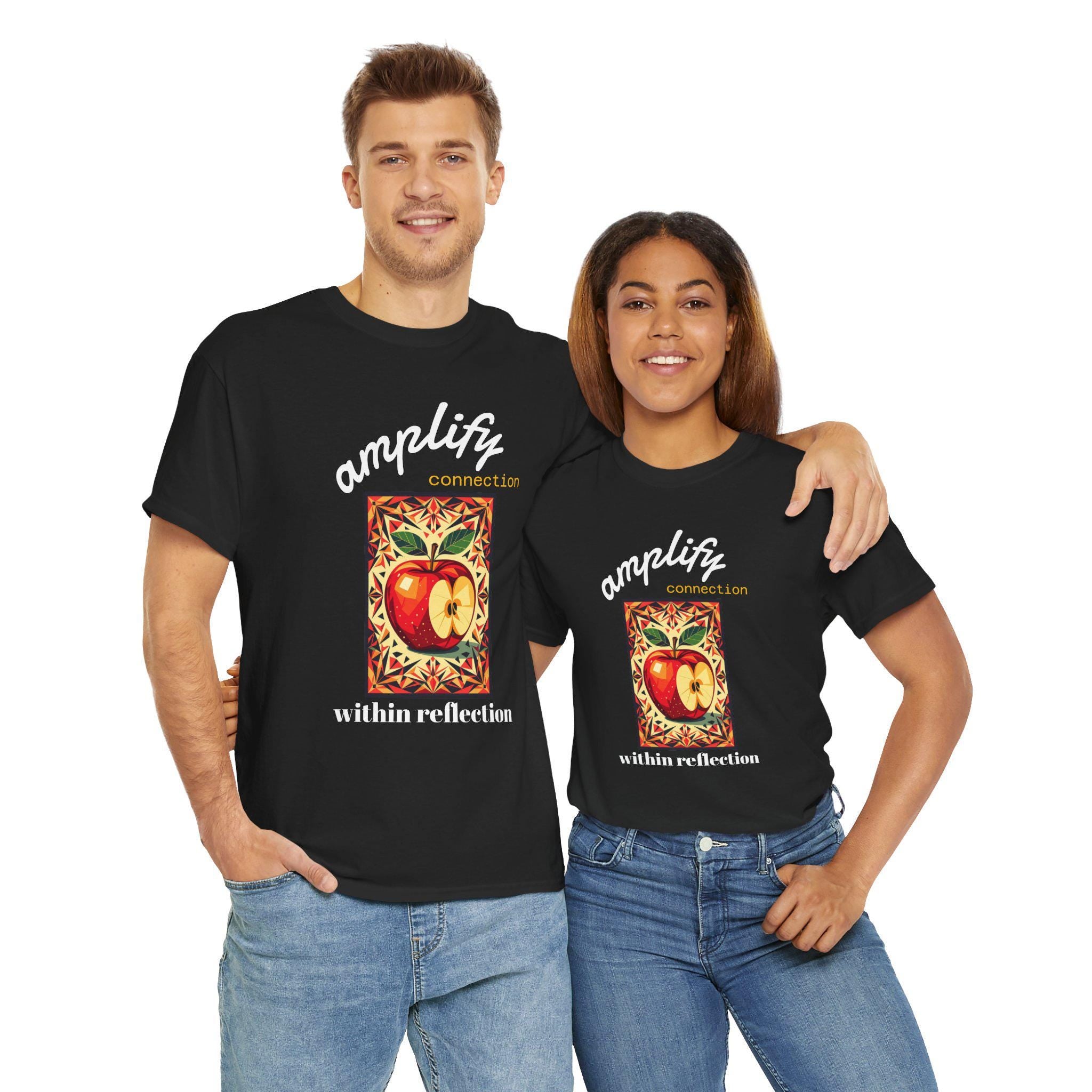 Amplify Connection Apple Tee - Unisex Heavy Cotton Shirt