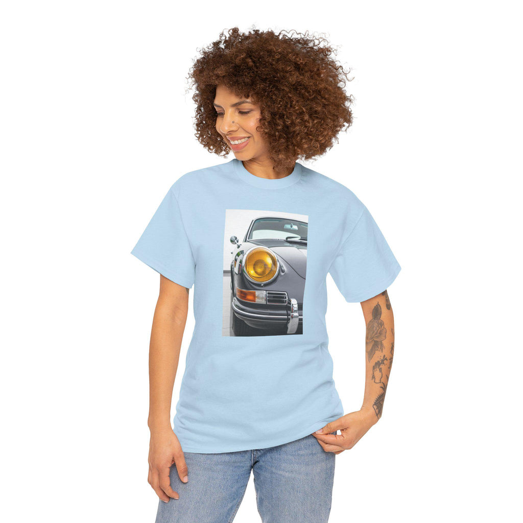 Retro Car Graphic Tee: Unisex Heavy Cotton, Automotive Gift