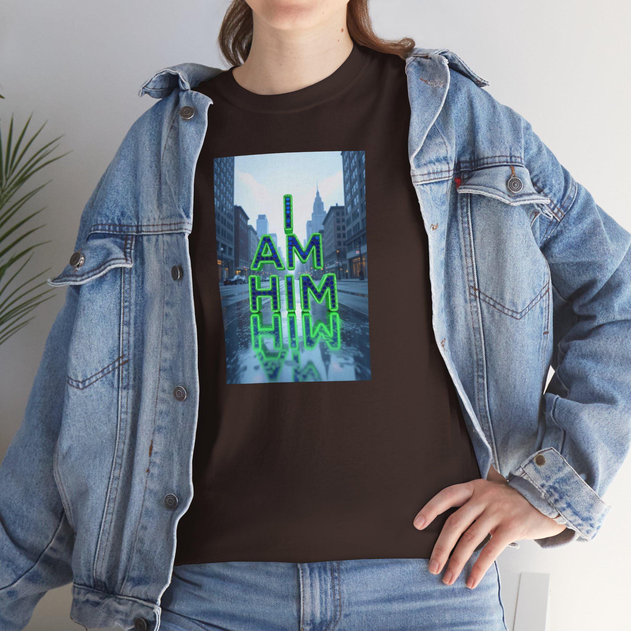 I AM HIM Graphic Tee: Unisex Cotton Streetwear Shirt