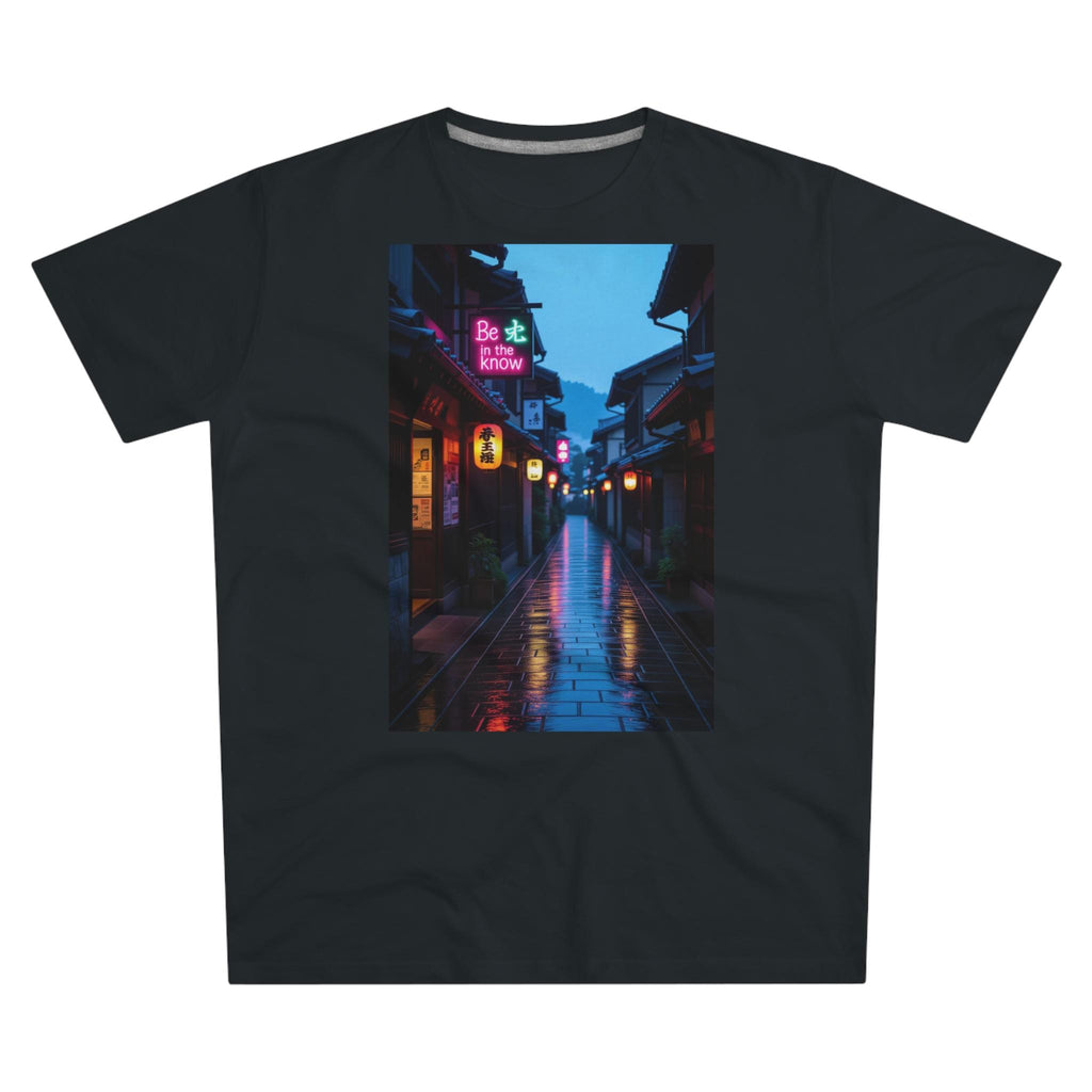 Men's Cotton Tee: Vibrant Kyoto Graphic, Modern Fit