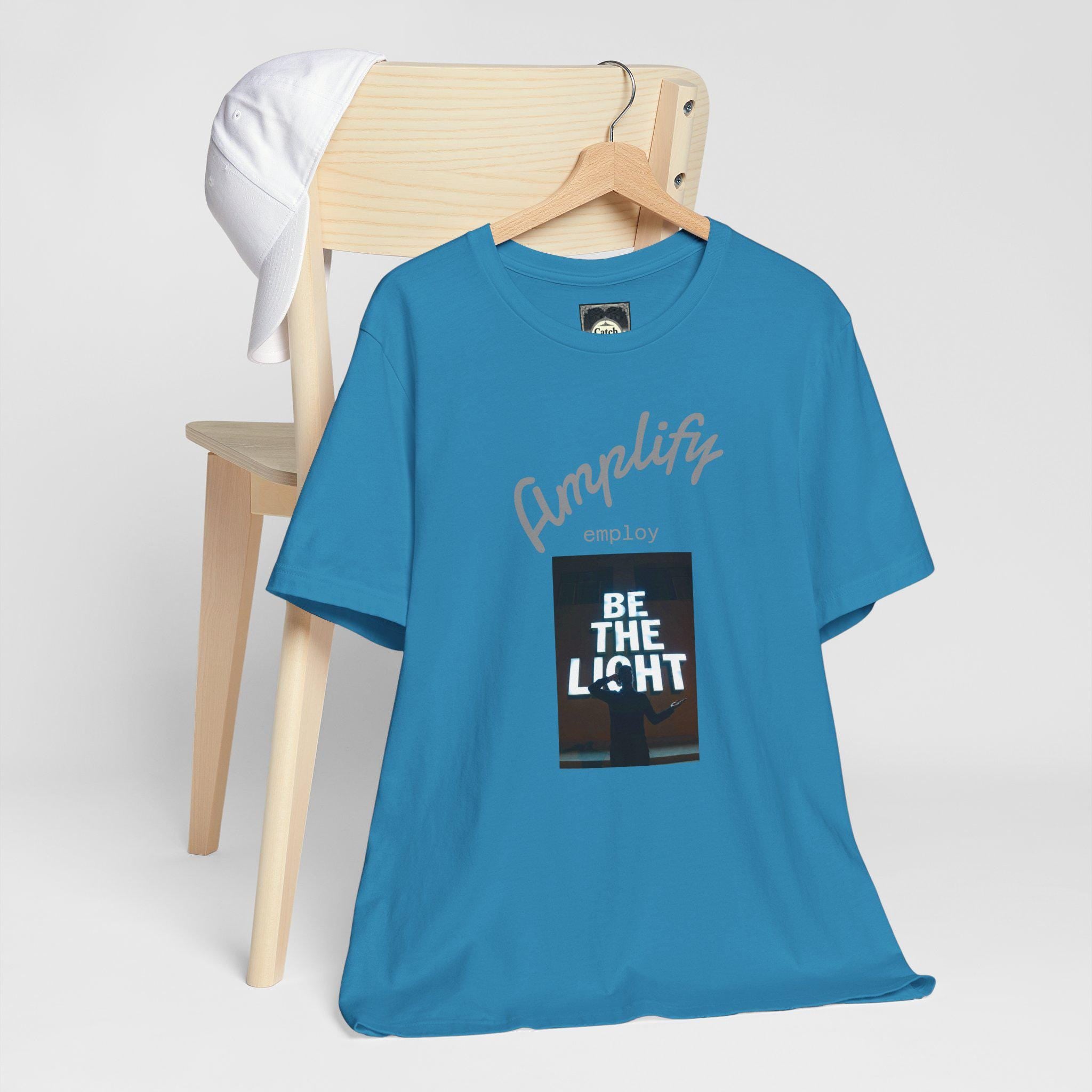 Be The Light Shirt: Unisex Inspirational Cotton Tee