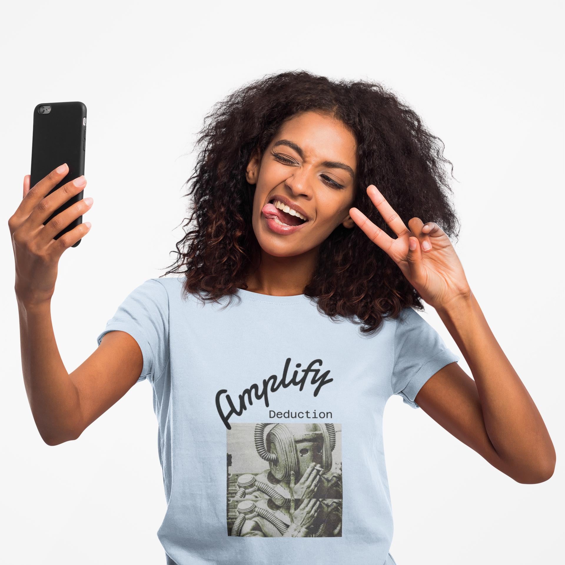 Amplify Deduction Graphic T-Shirt, Unisex Softstyle Cotton Tee