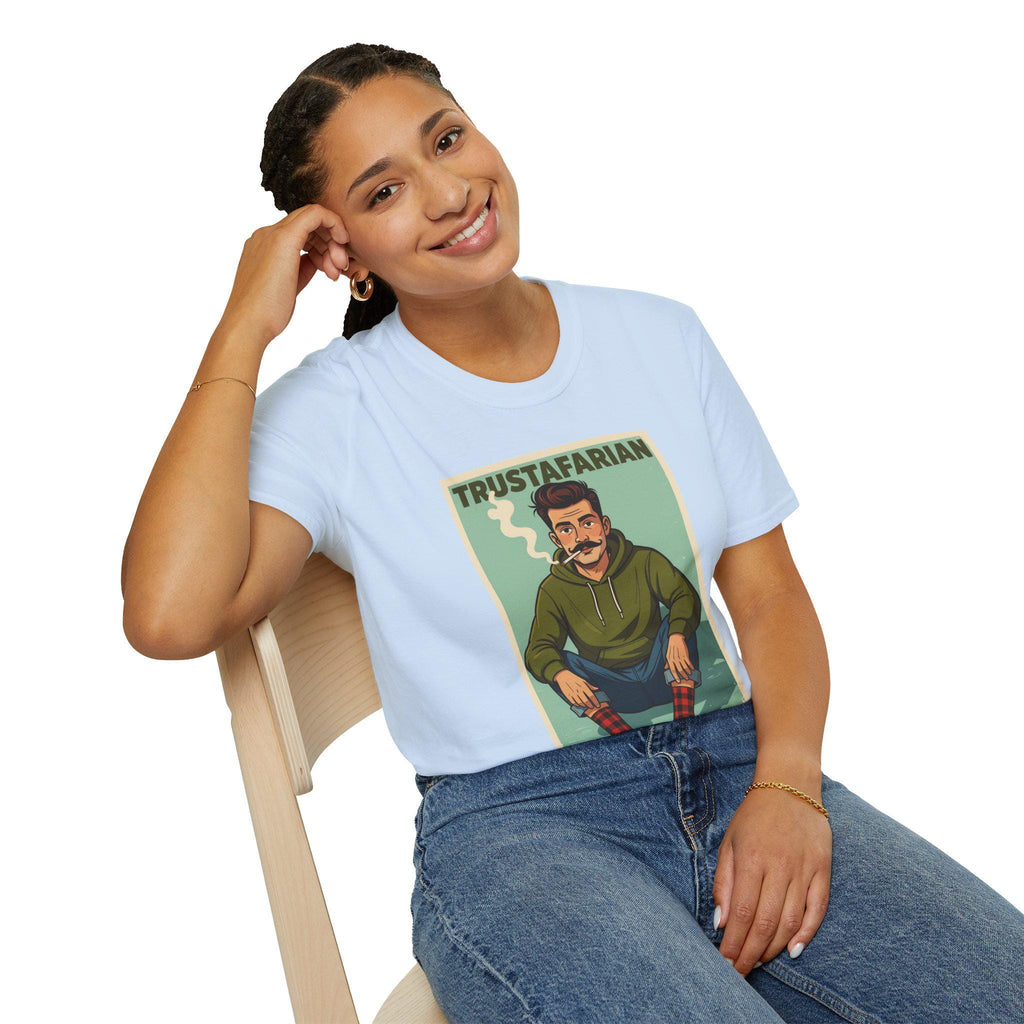 Vintage Trustafarian T-Shirt - Unisex Softstyle Graphic Tee