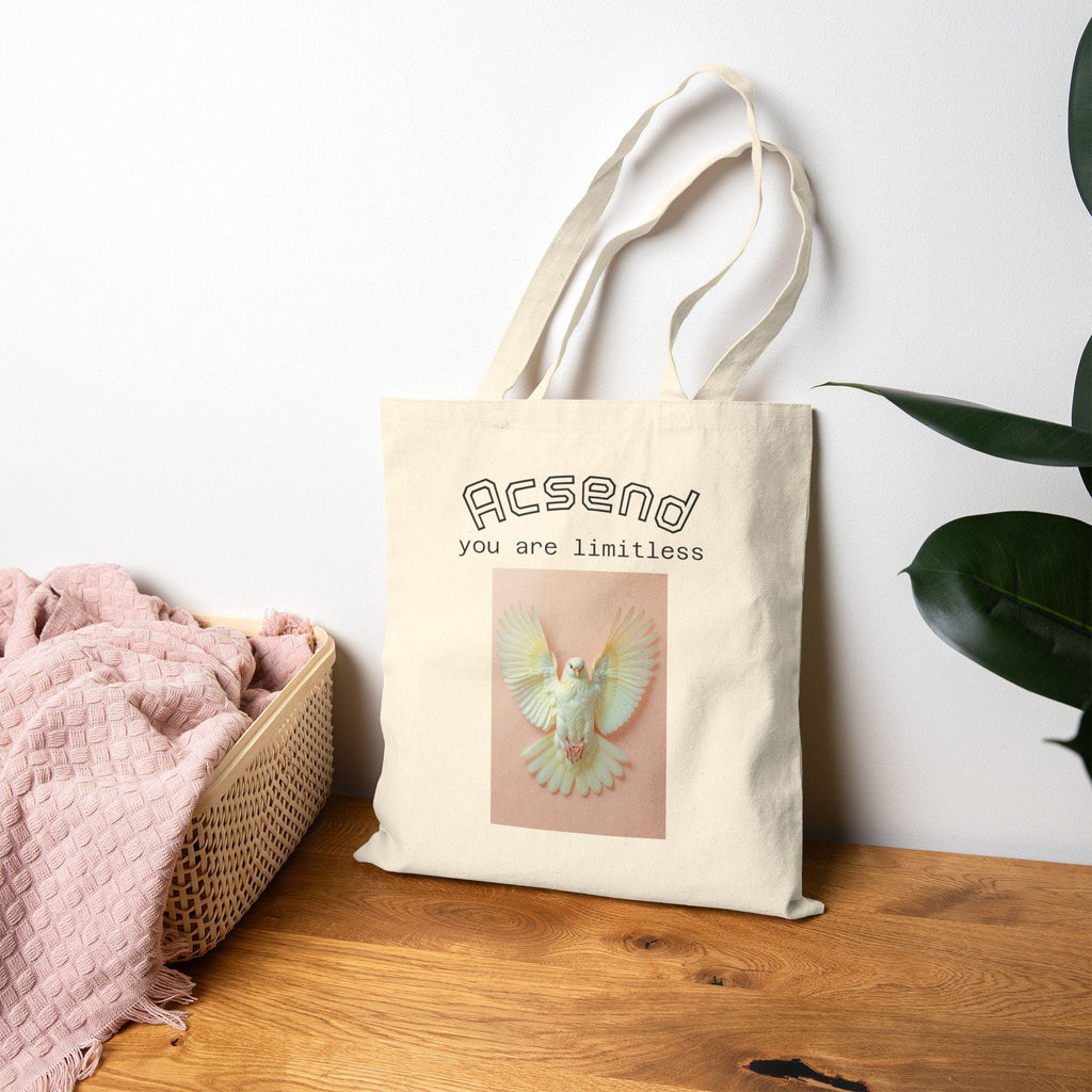 Limitless Spirit Cotton Canvas Tote Bag: Eco-Friendly Gift