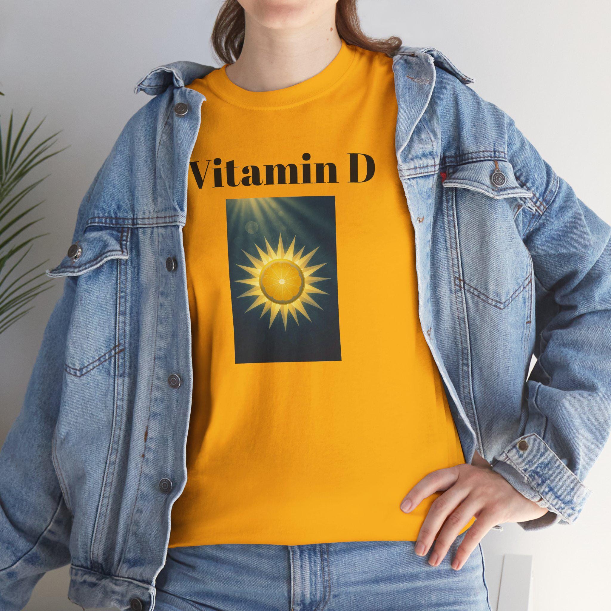 Vitamin D Sunshine Graphic Tee - Unisex Heavy Cotton