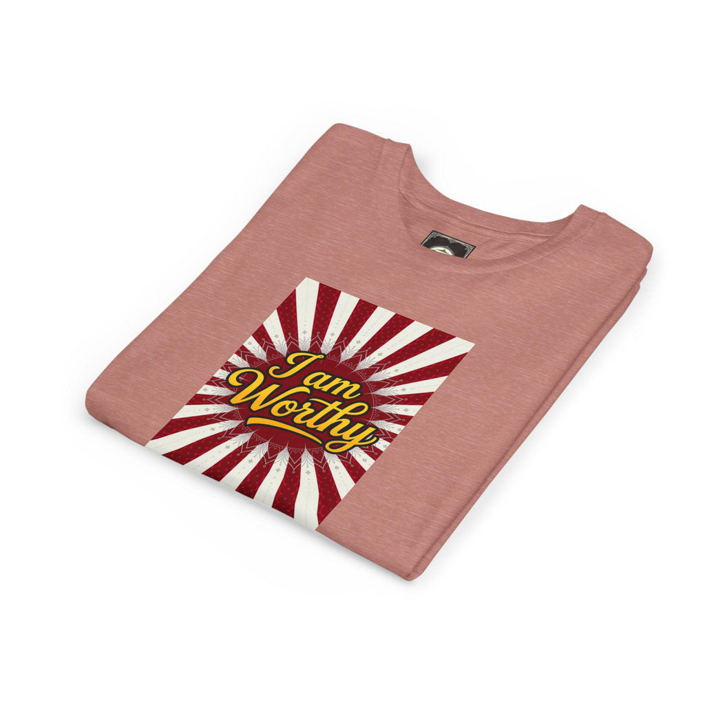 I am Worthy Youth Tee: Inspirational Kids T-Shirt