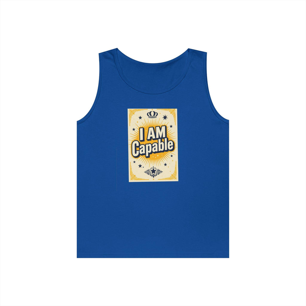 I AM Capable Unisex Tank Top: Motivational Fitness Apparel