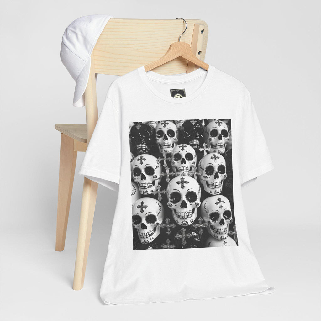 day of the dead Graphic Tee, Casual Wear, Halloween Shirt, Festival Outfit, Unique Gift Idea, Unisex Jersey Tee
