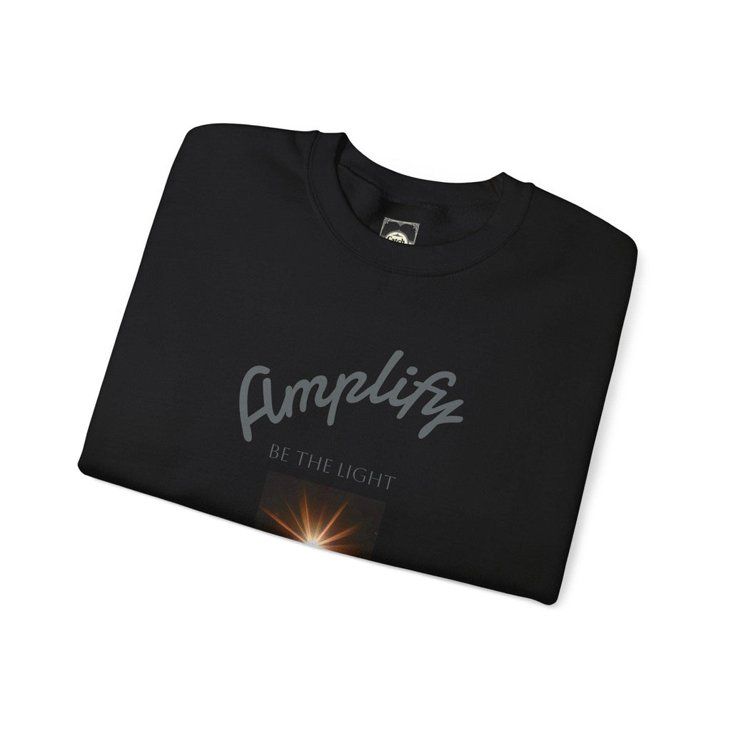 Amplify Your Spirit Unisex Crewneck Sweatshirt, Cozy Apparel, Inspirational Gift, Motivation Sweater, Relaxed Fit