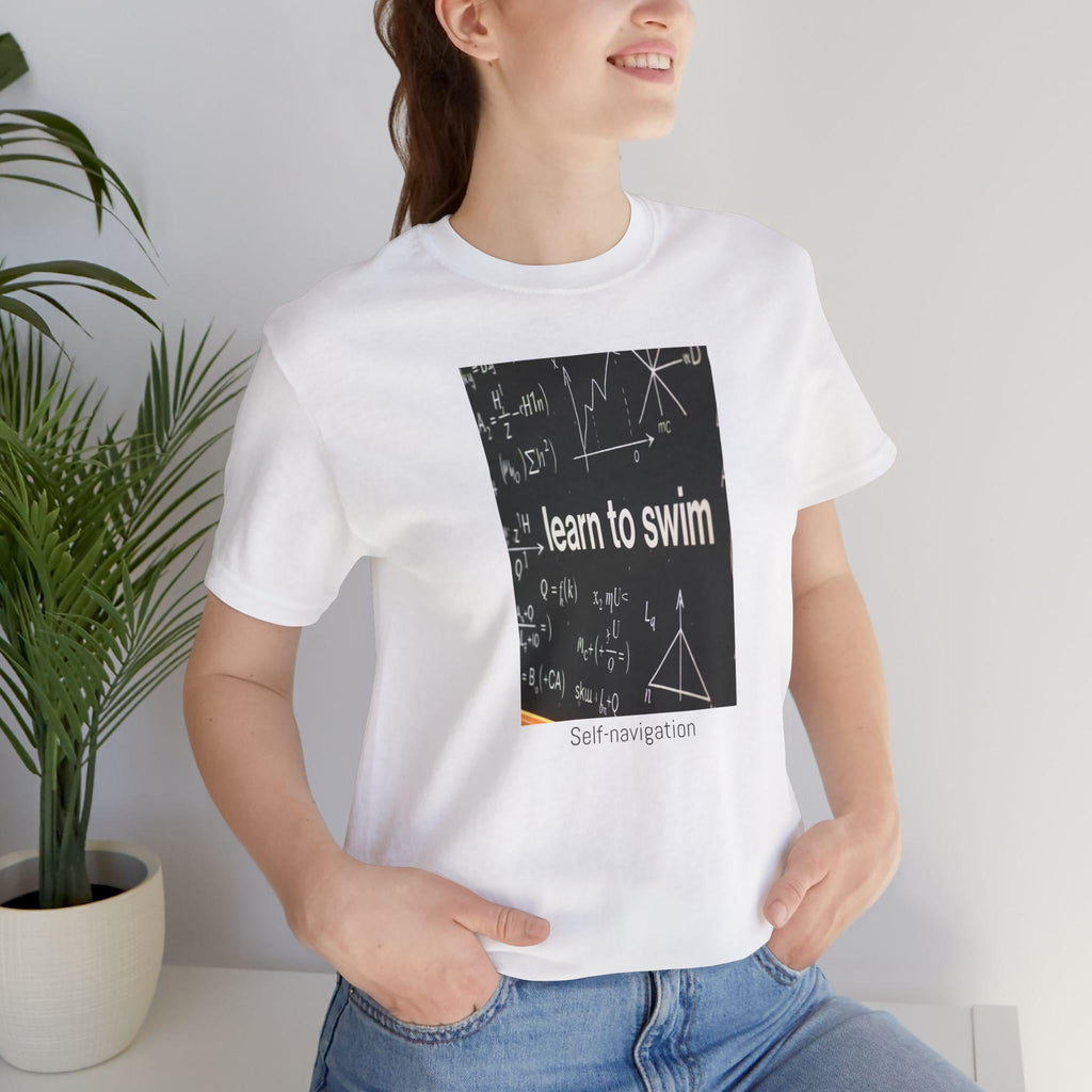 Learn to Swim Unisex T-Shirt: Beach Summer Gift