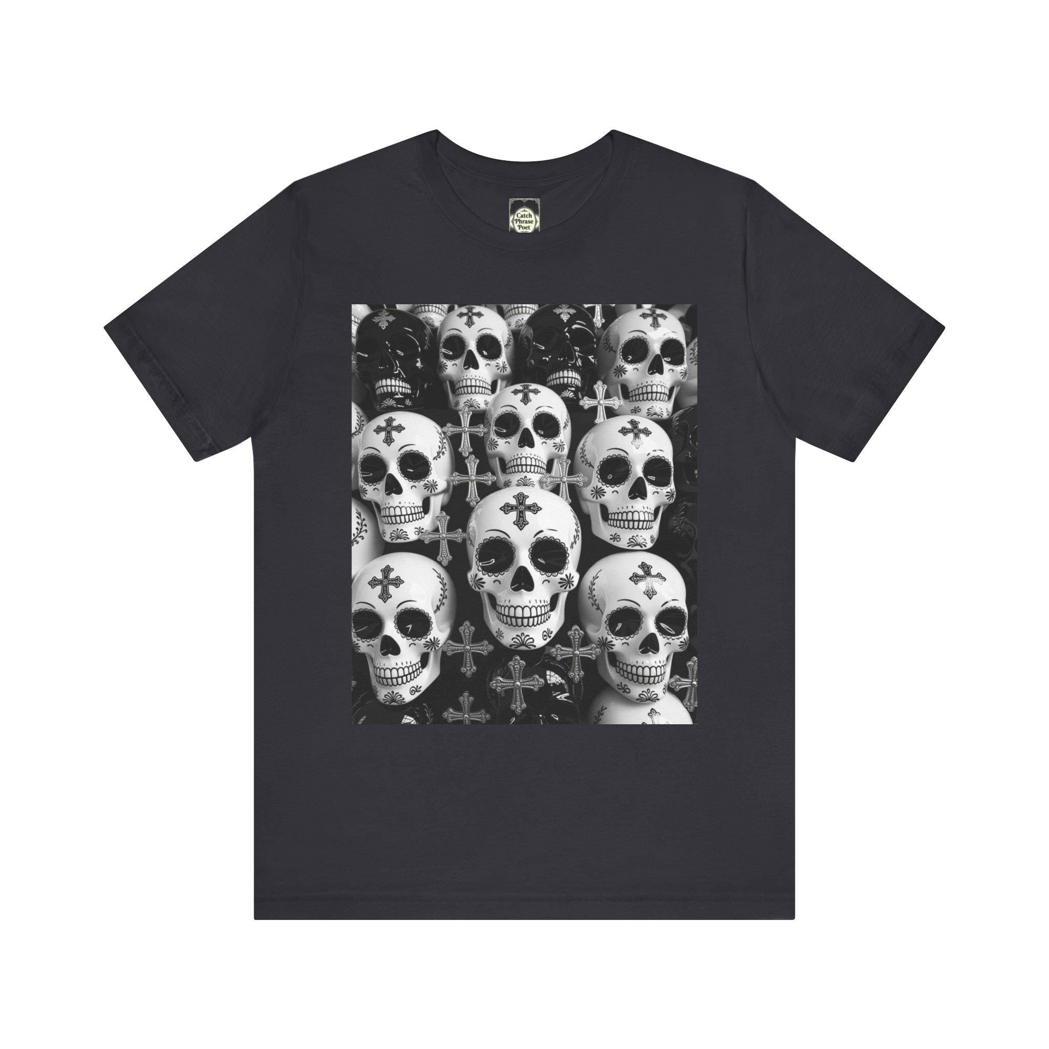 day of the dead Graphic Tee, Casual Wear, Halloween Shirt, Festival Outfit, Unique Gift Idea, Unisex Jersey Tee
