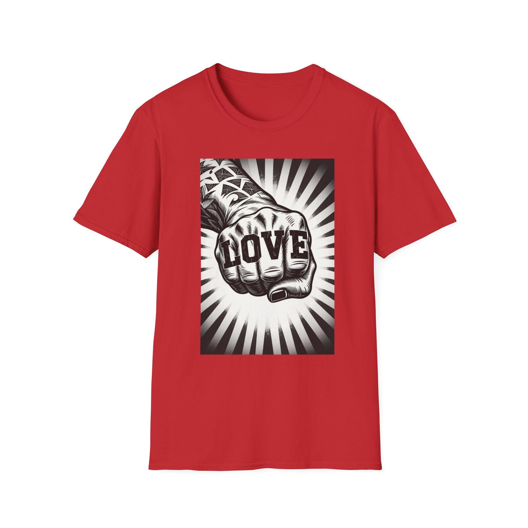 Love Fist Bump T-Shirt: Romantic Valentine's Day Gift