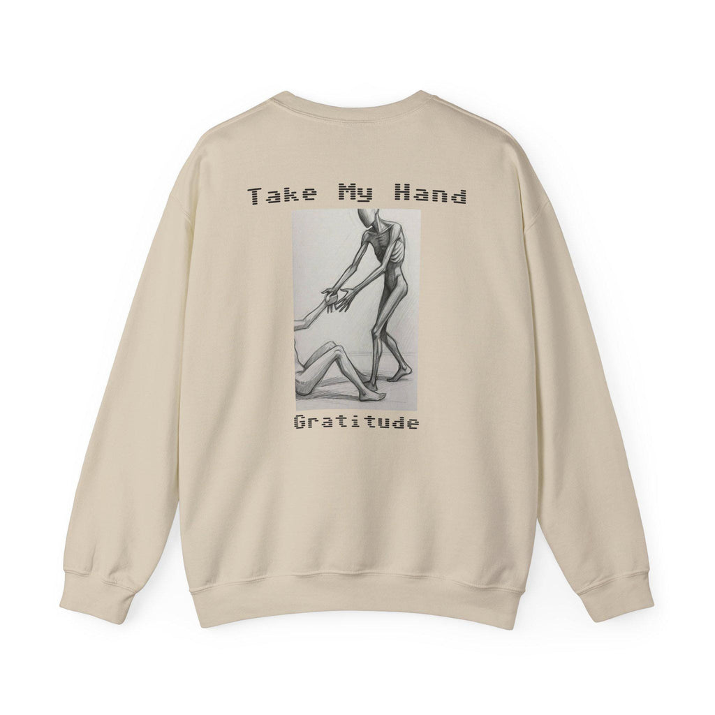 Gratitude Crewneck Sweatshirt: Cozy Unisex Fashion