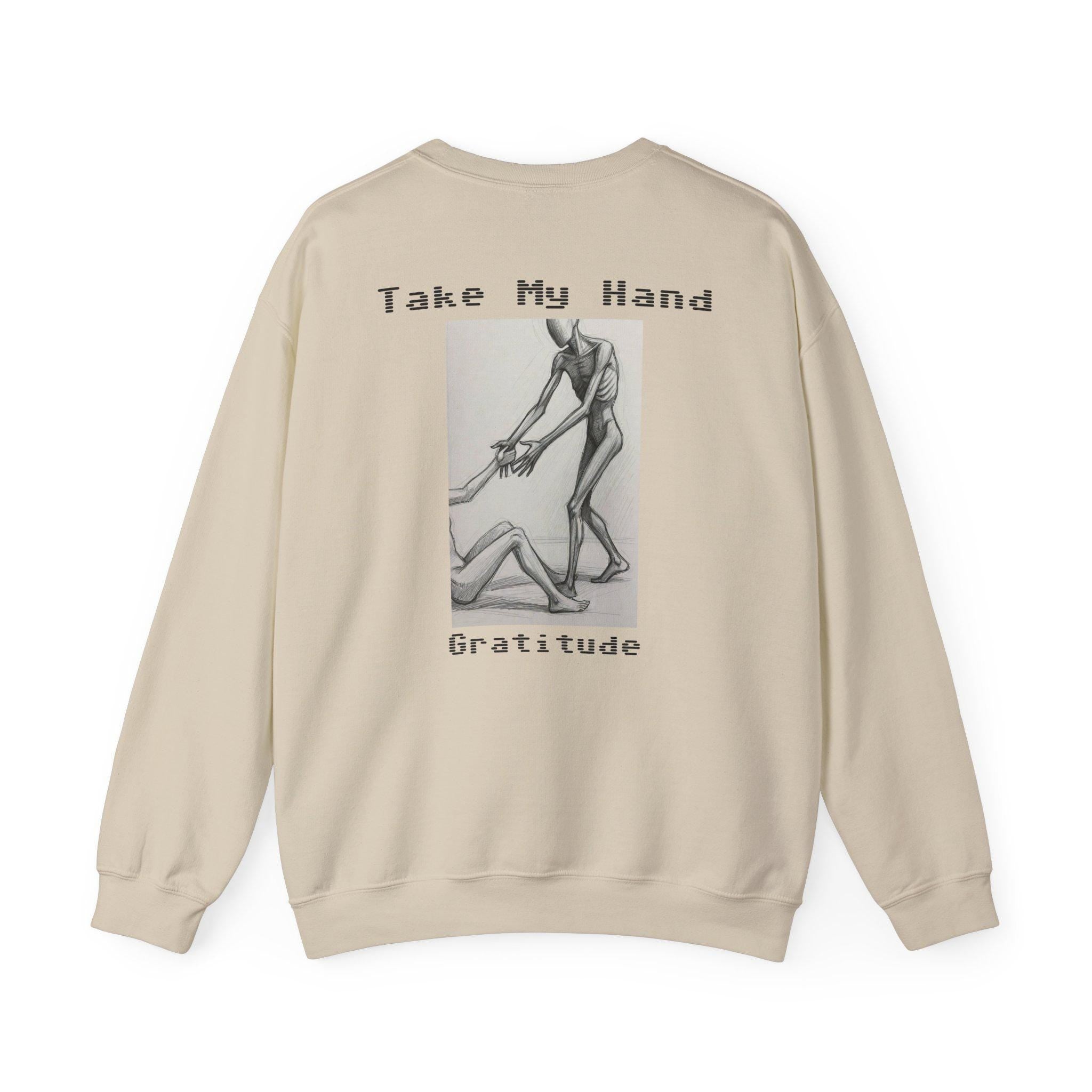 Gratitude Crewneck Sweatshirt: Cozy Unisex Fashion