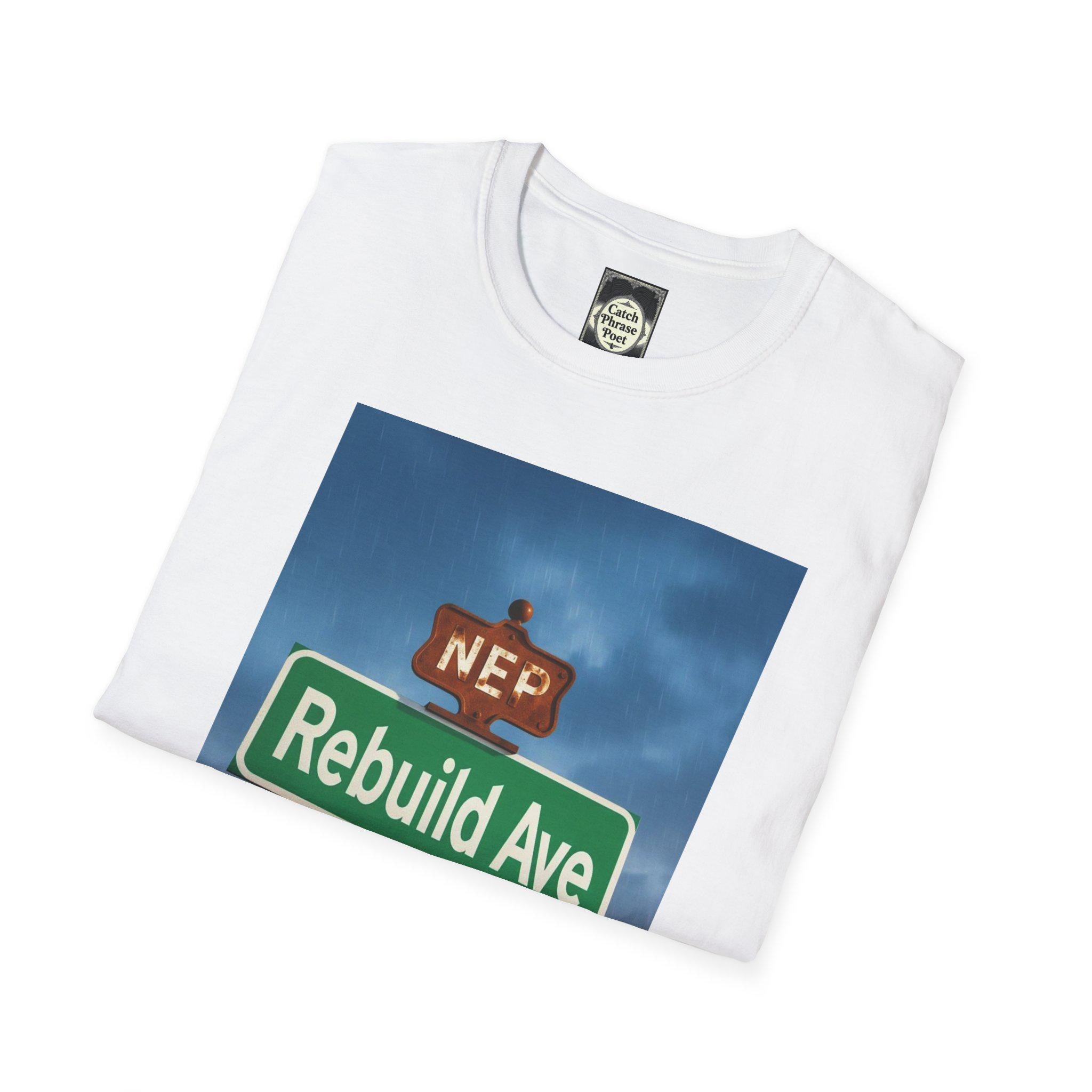 Rebuild Avenue Graphic T-Shirt: Positive Change, Unisex Tee