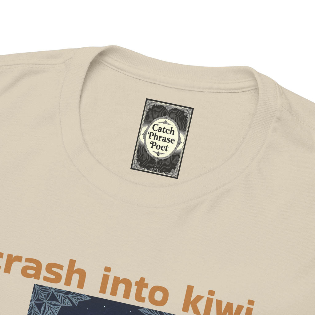Kiwi Crash Graphic T-Shirt: Fun Unisex Cotton Tee