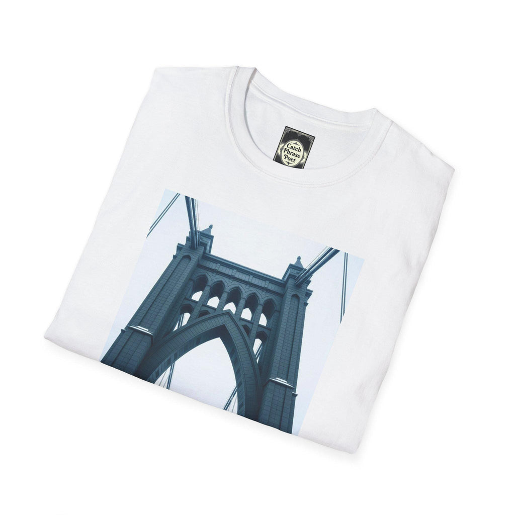 St Johns Bridge Portland Unisex T-Shirt: Modern Cityscape Tee