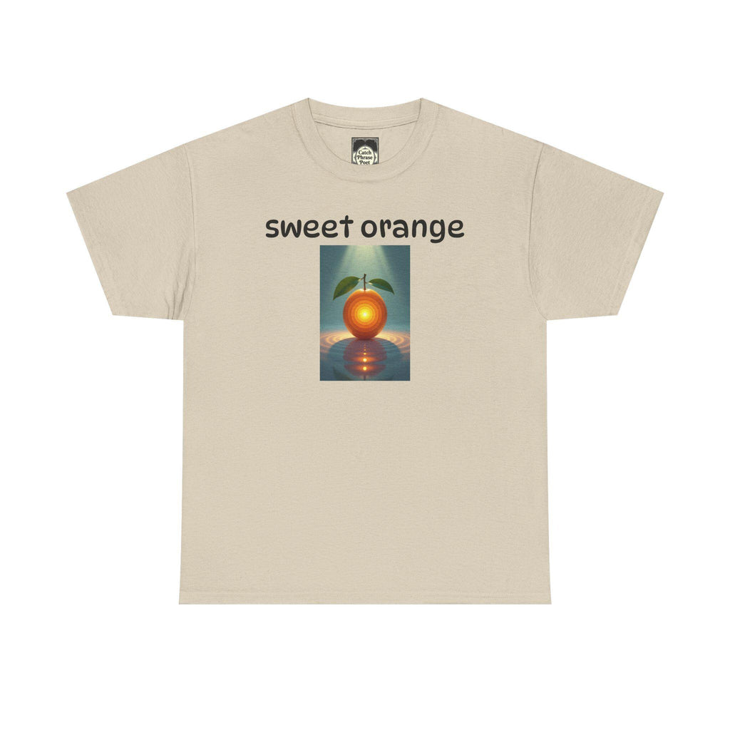 Sweet Orange Graphic Tee: Unisex Heavy Cotton T-Shirt