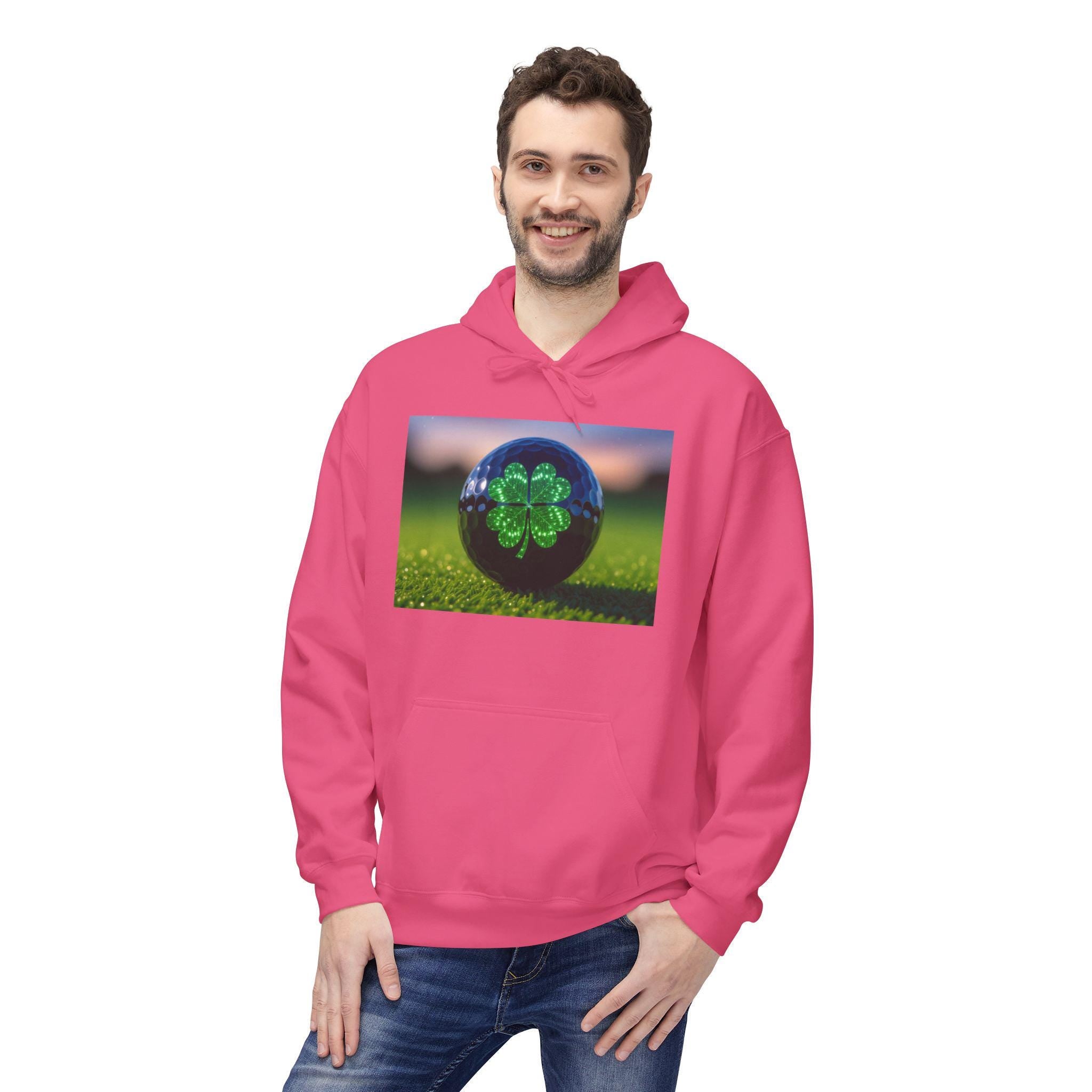 St. Patrick's Day Fleece Hoodie: Lets Go Graphic Sweatshirt