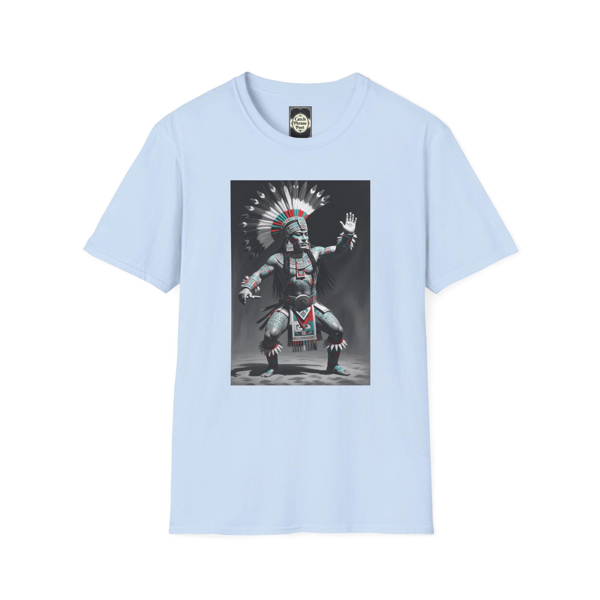 Native American Aztec Warrior T-Shirt: Unisex Graphic Tee