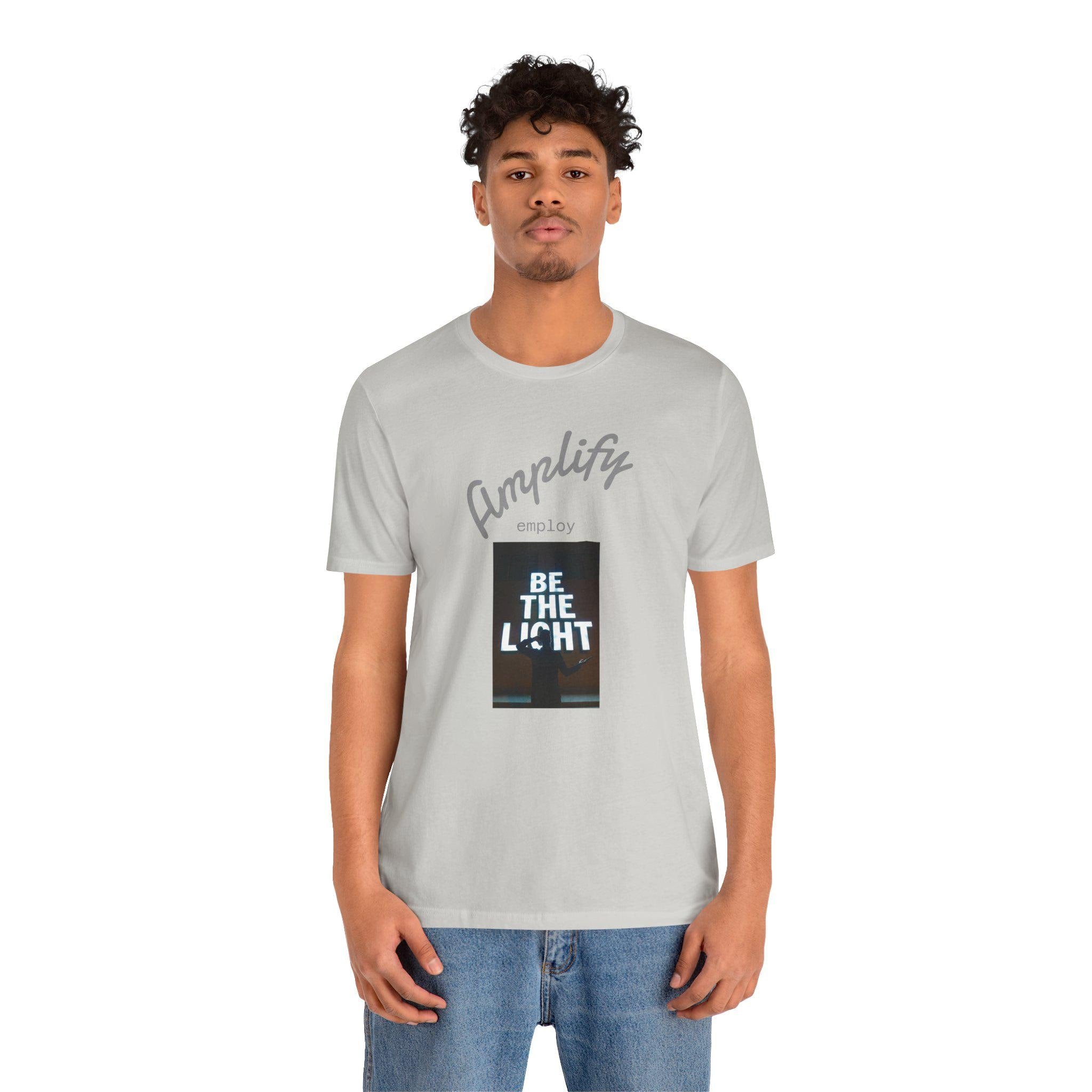 Be The Light Shirt: Unisex Inspirational Cotton Tee
