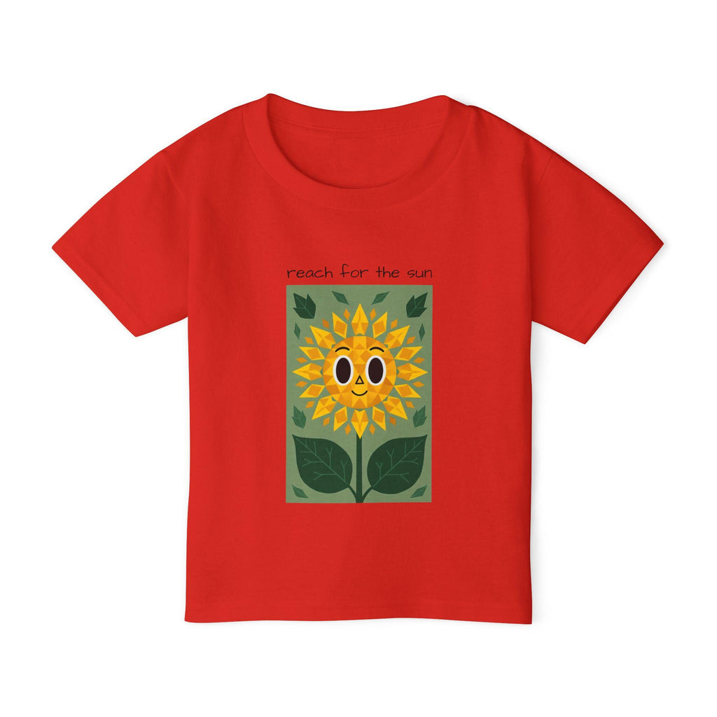 Sunflower Toddler T-Shirt, 'Reach for the Sun' Kids Tee