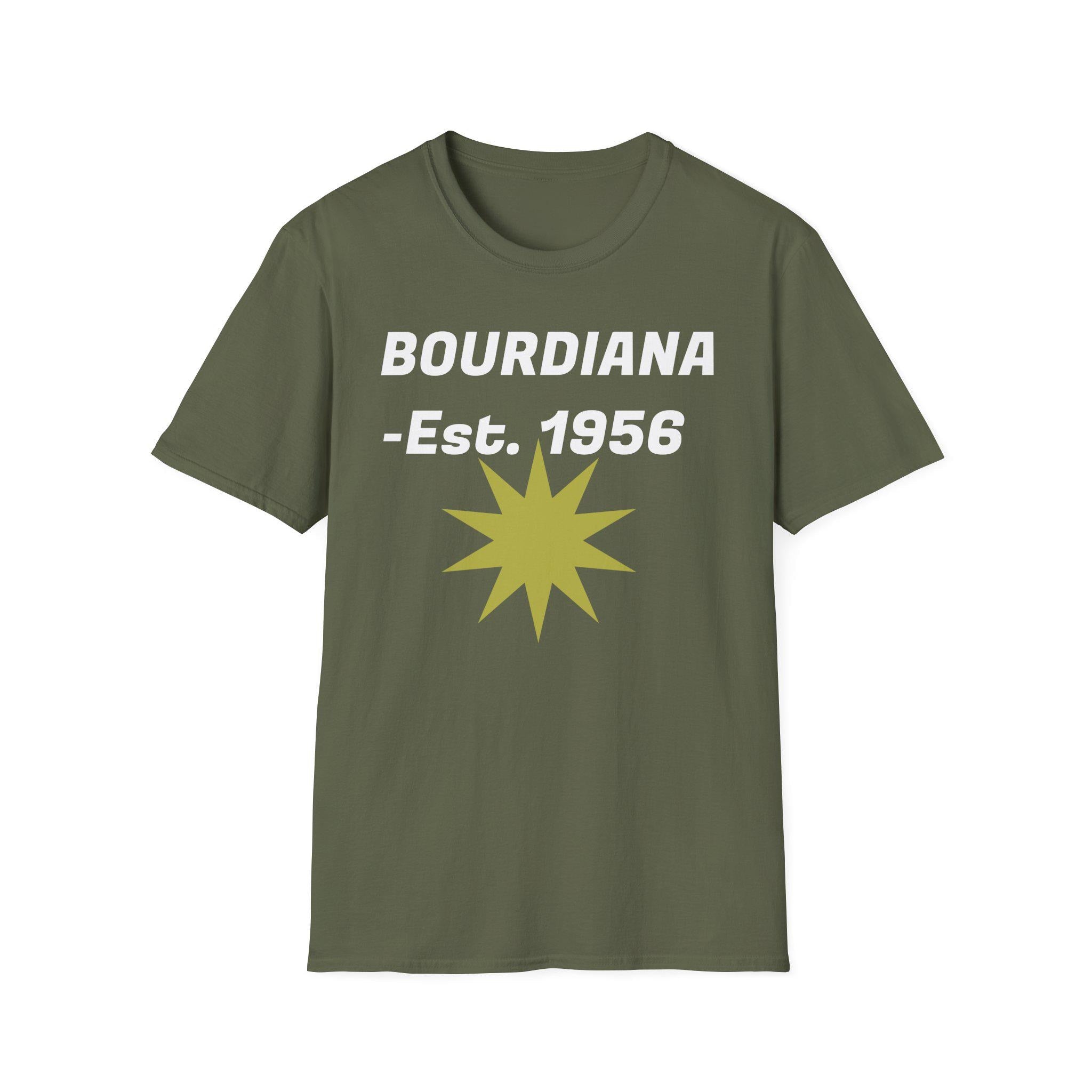 Retro Bourdiana Est. 1956 T-Shirt: Unisex Softstyle Tee