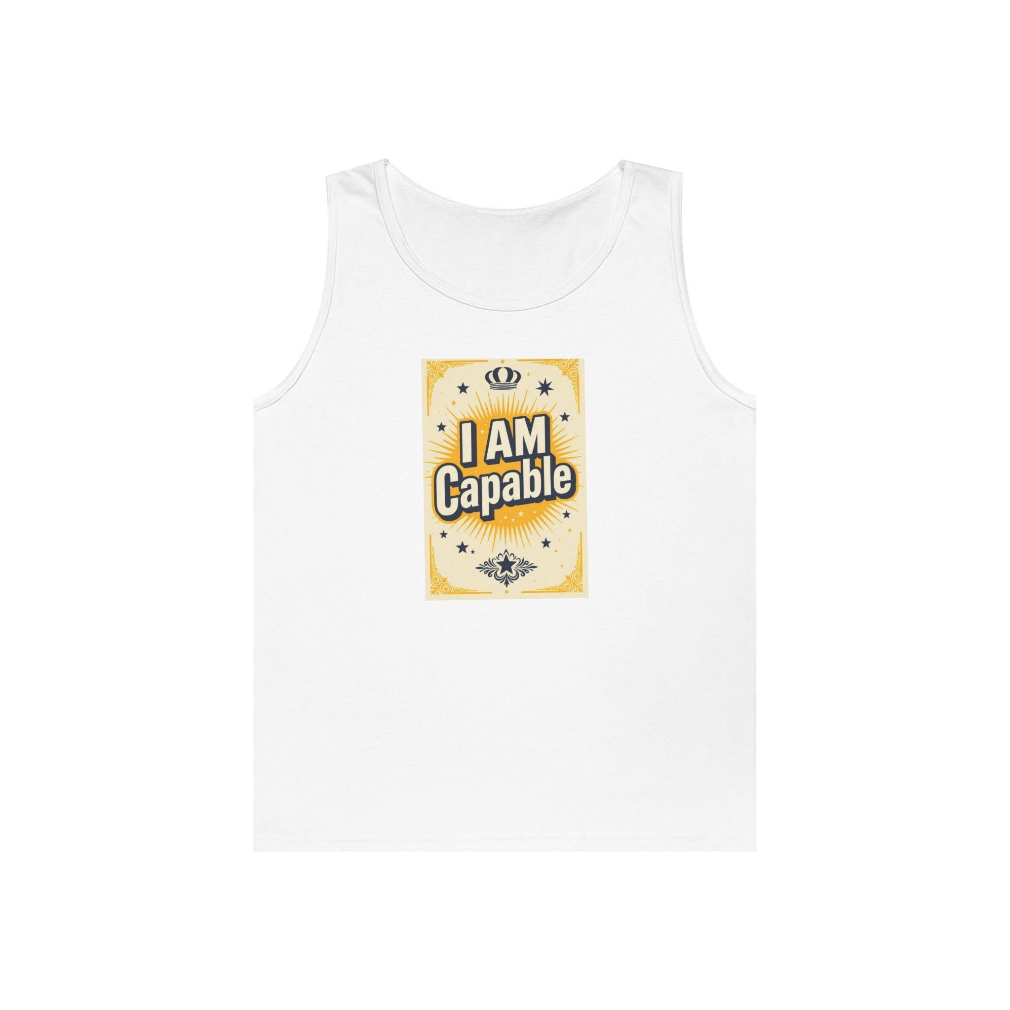 I AM Capable Unisex Tank Top: Motivational Fitness Apparel