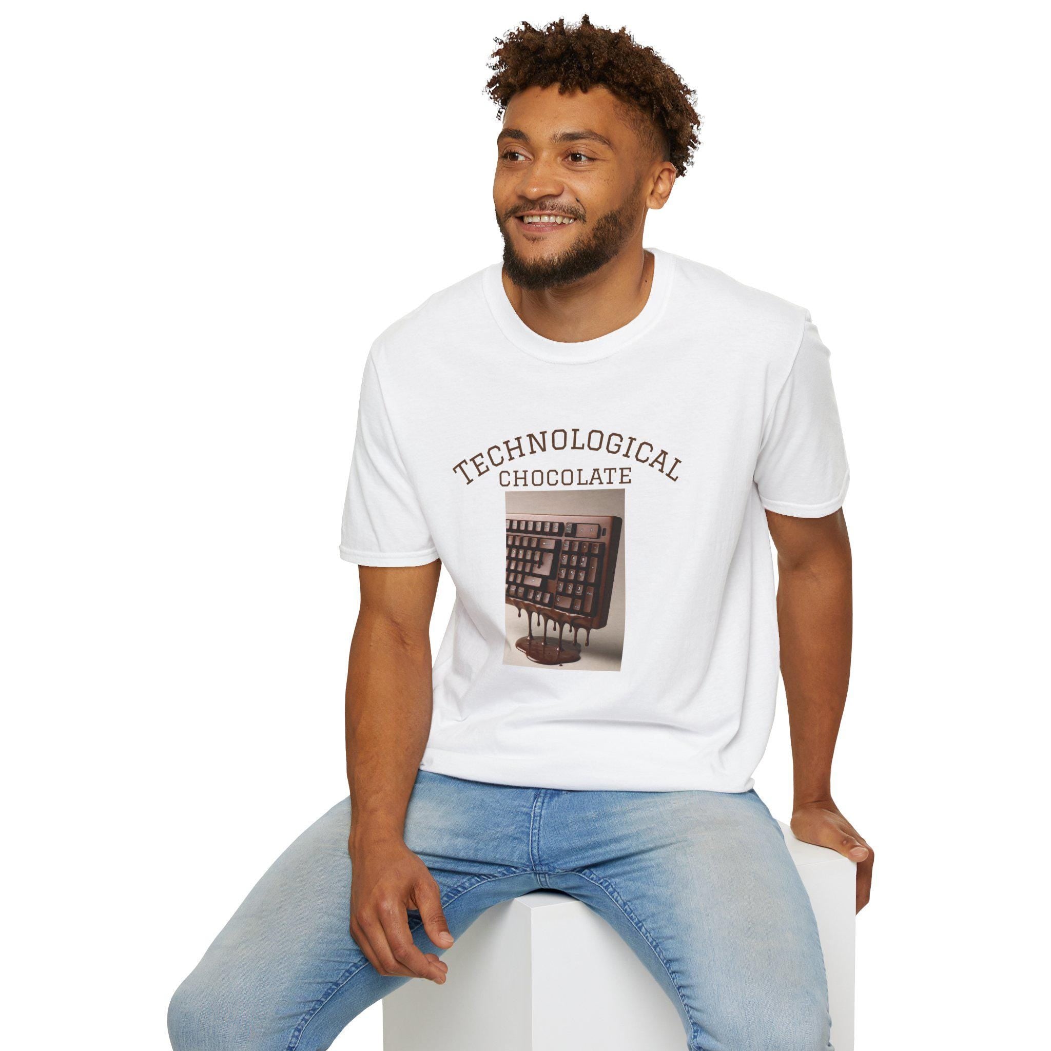 Sweet Tech T-Shirt: Chocolate Keyboard - Foodie Gift