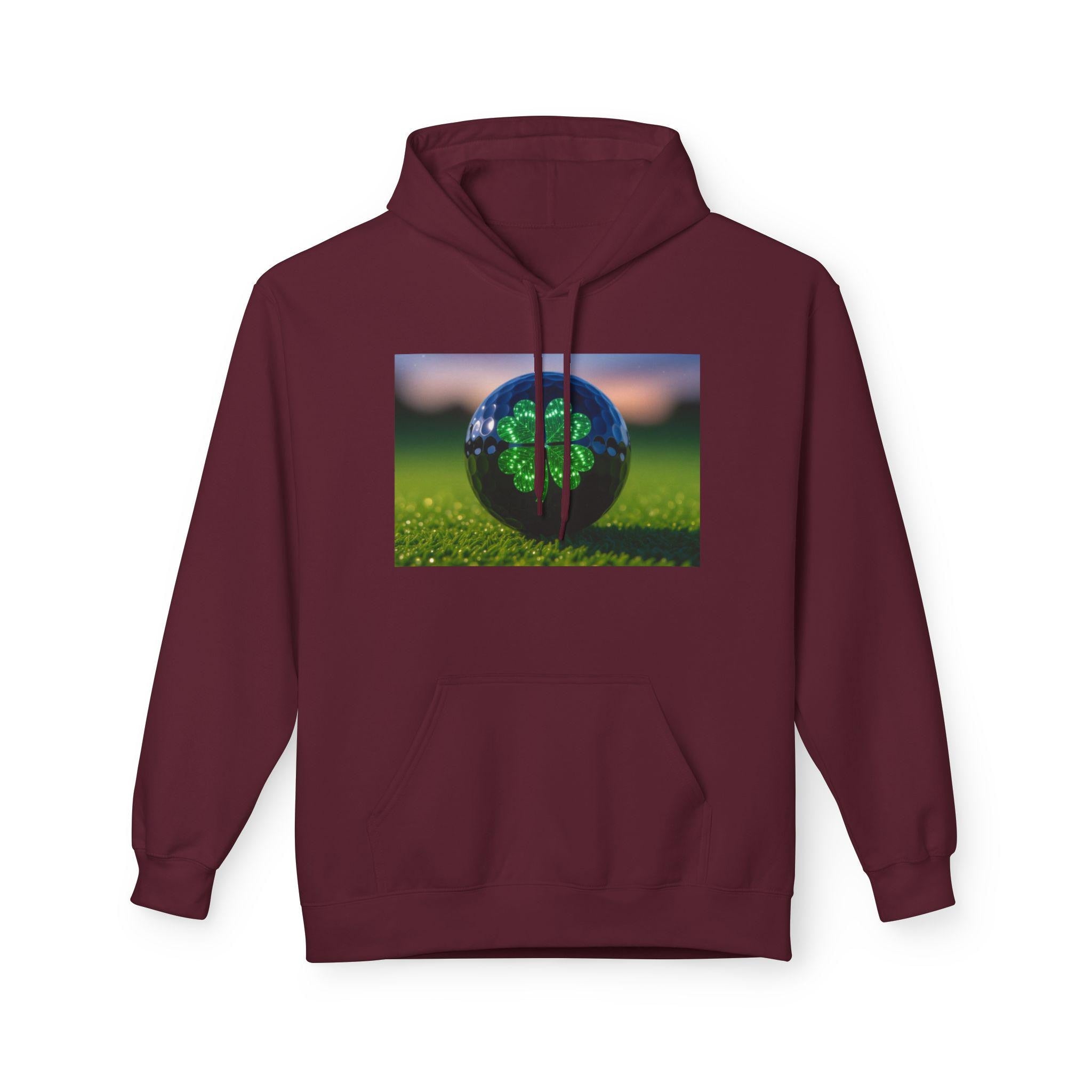 St. Patrick's Day Fleece Hoodie: Lets Go Graphic Sweatshirt