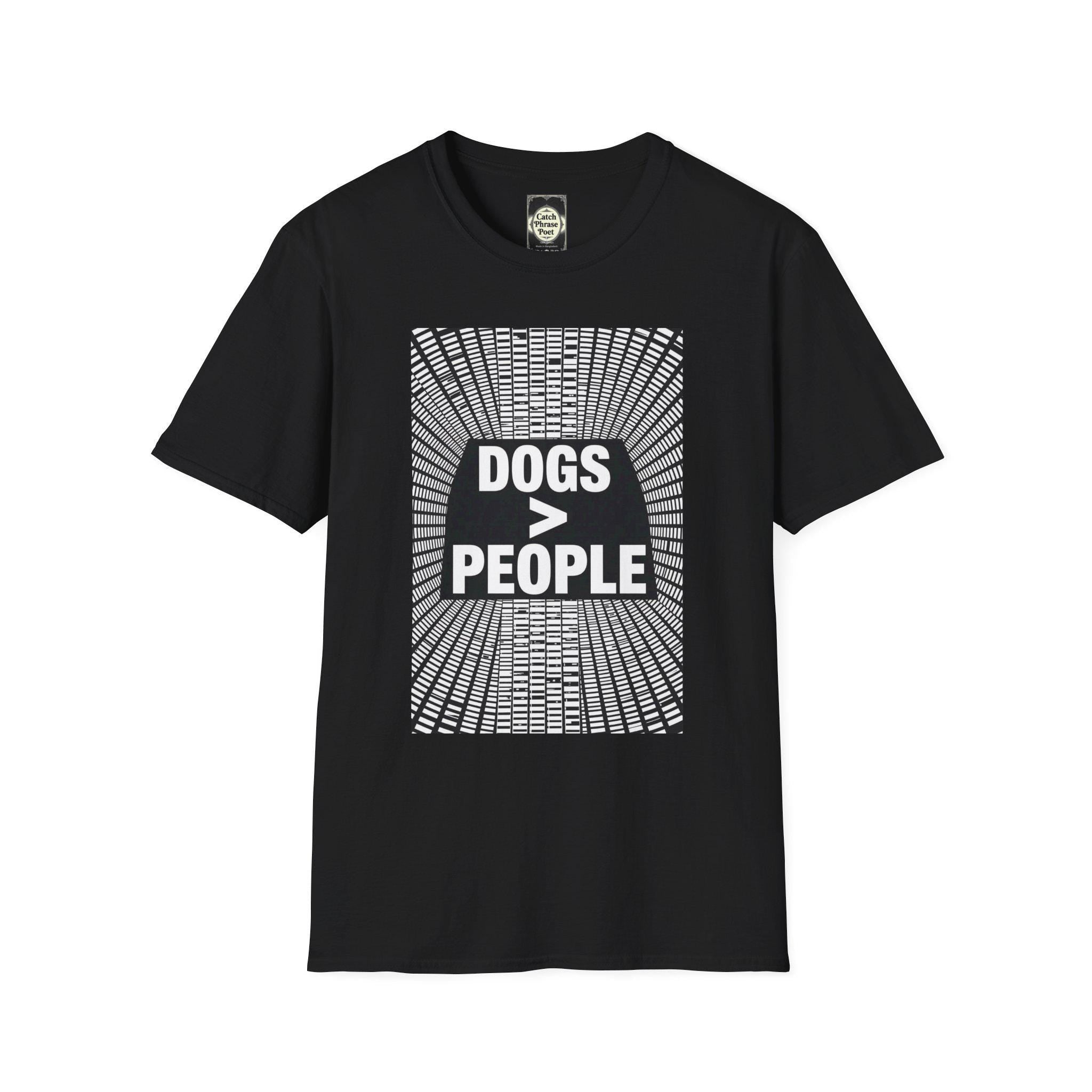 Dogs > People T-Shirt: Humorous Dog Lover Tee