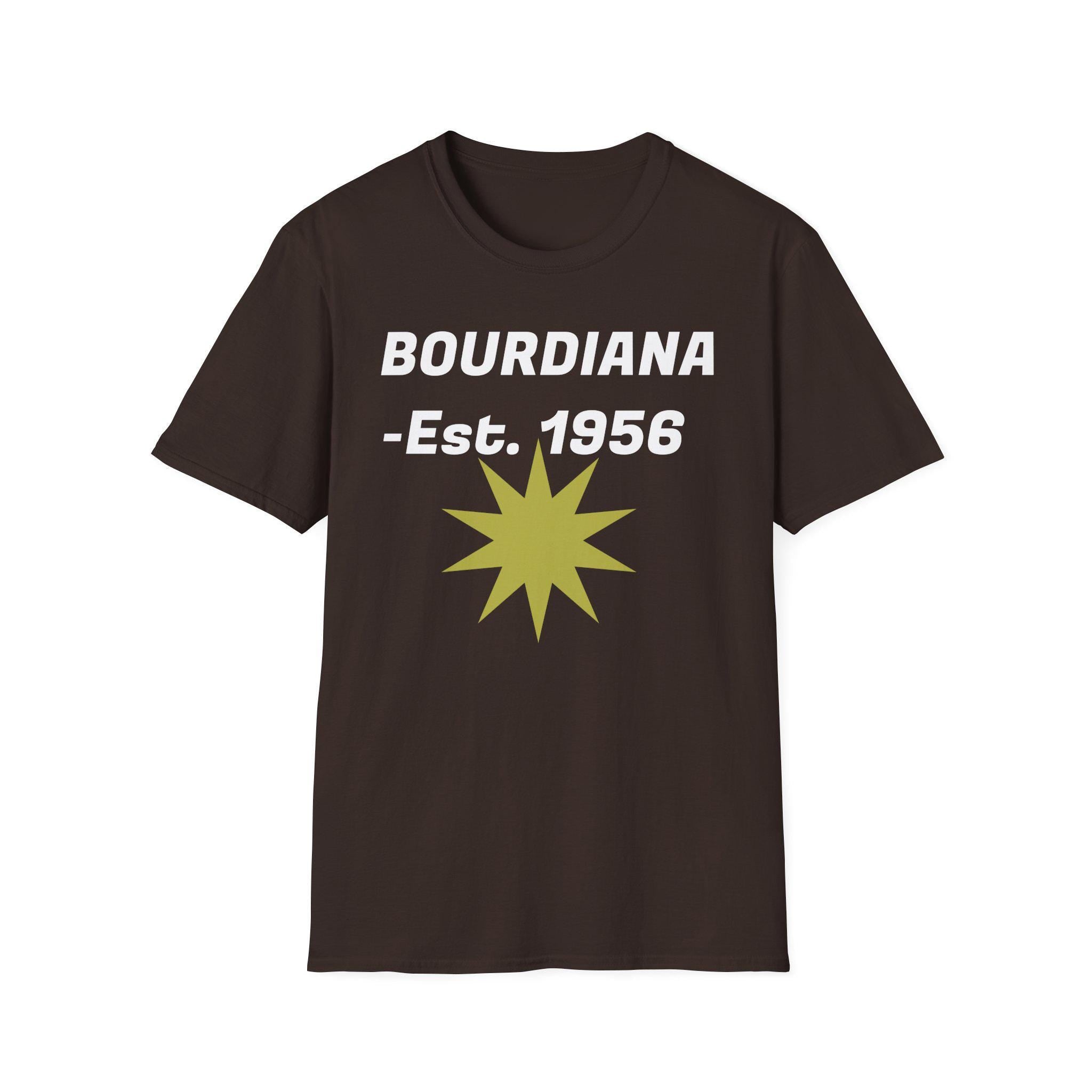 Retro Bourdiana Est. 1956 T-Shirt: Unisex Softstyle Tee