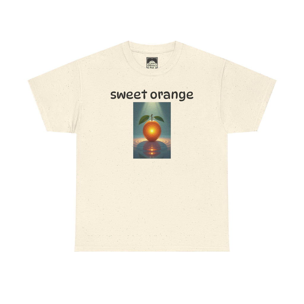 Sweet Orange Graphic Tee: Unisex Heavy Cotton T-Shirt