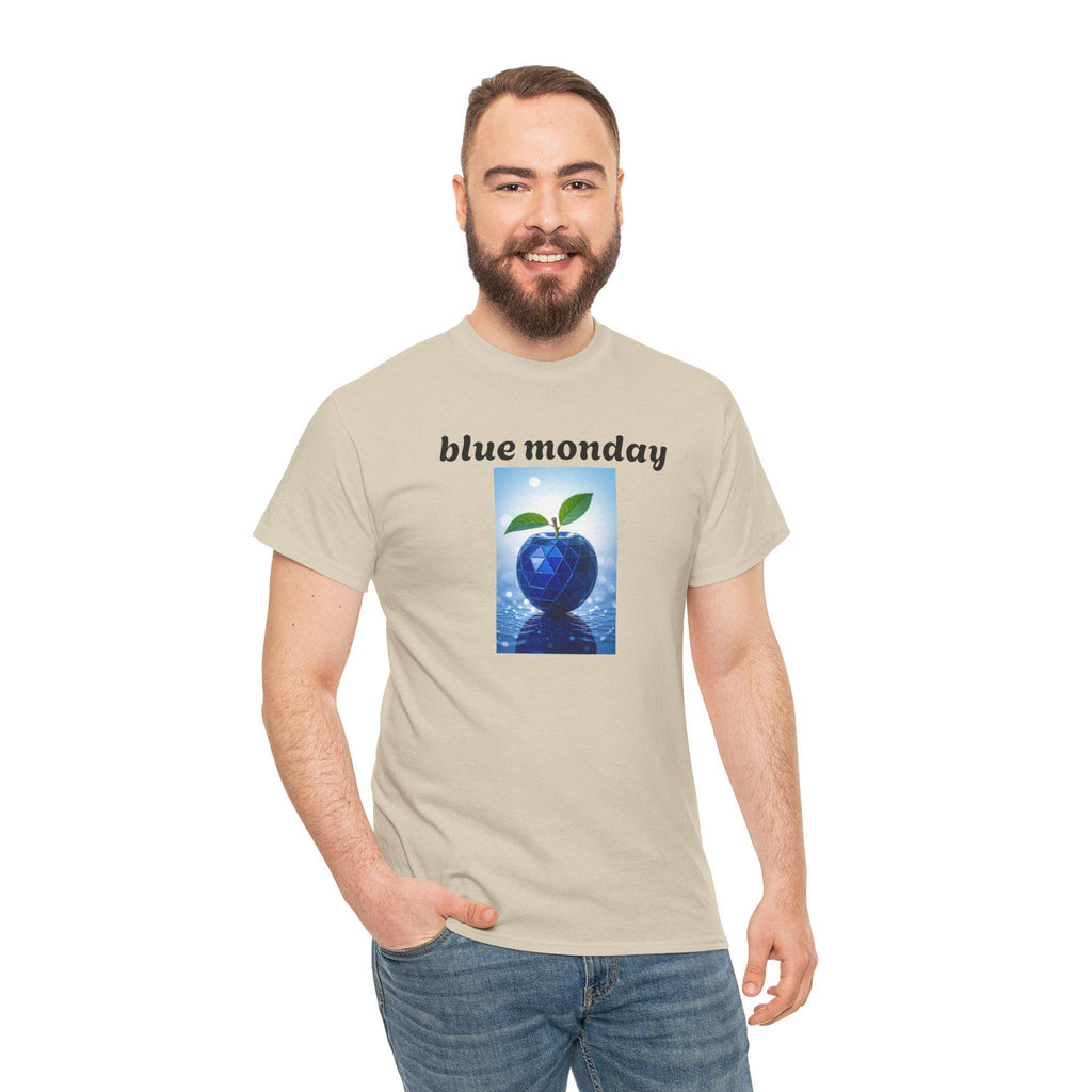 Blue Monday Graphic Tee - Unisex Heavy Cotton T-Shirt