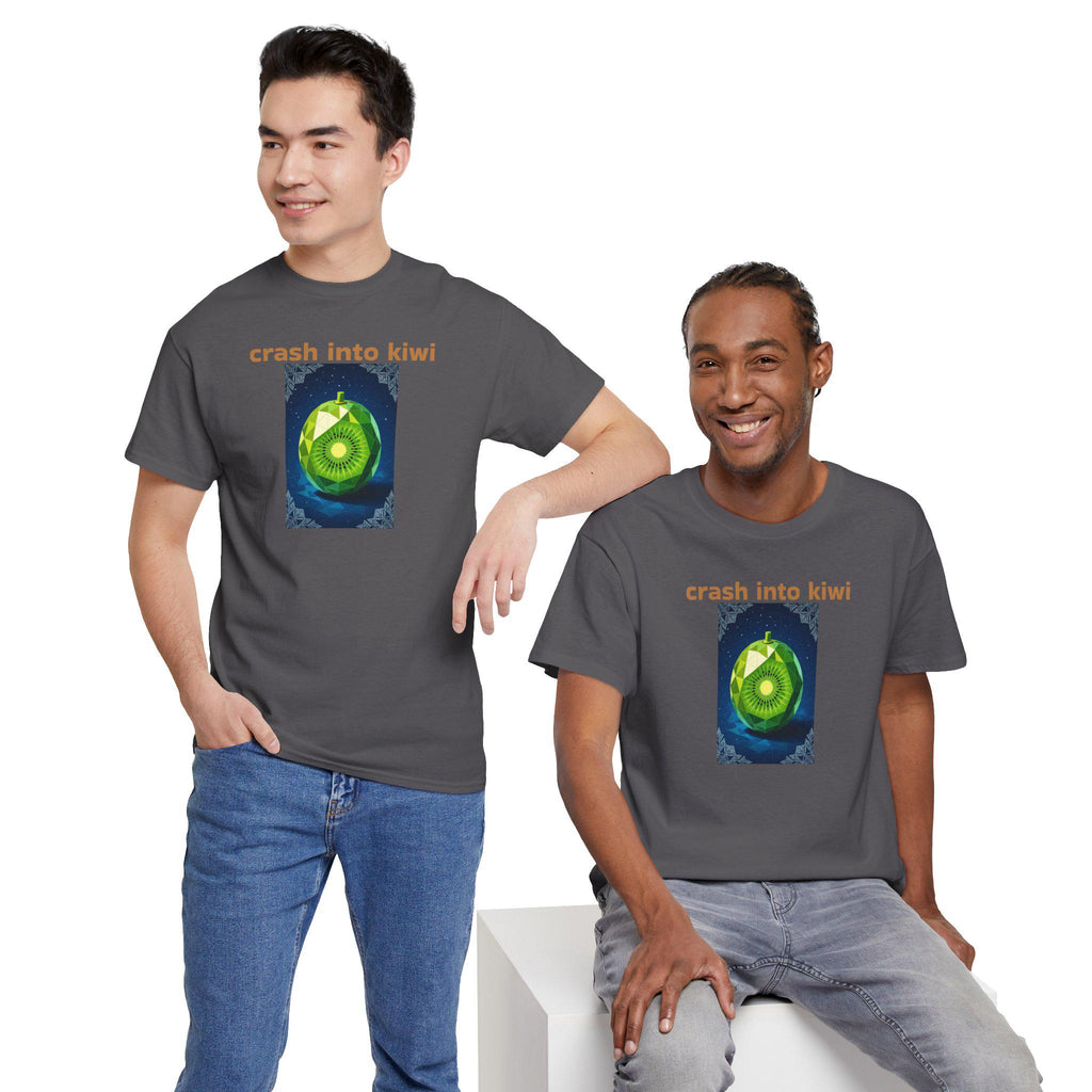 Kiwi Crash Graphic T-Shirt: Fun Unisex Cotton Tee