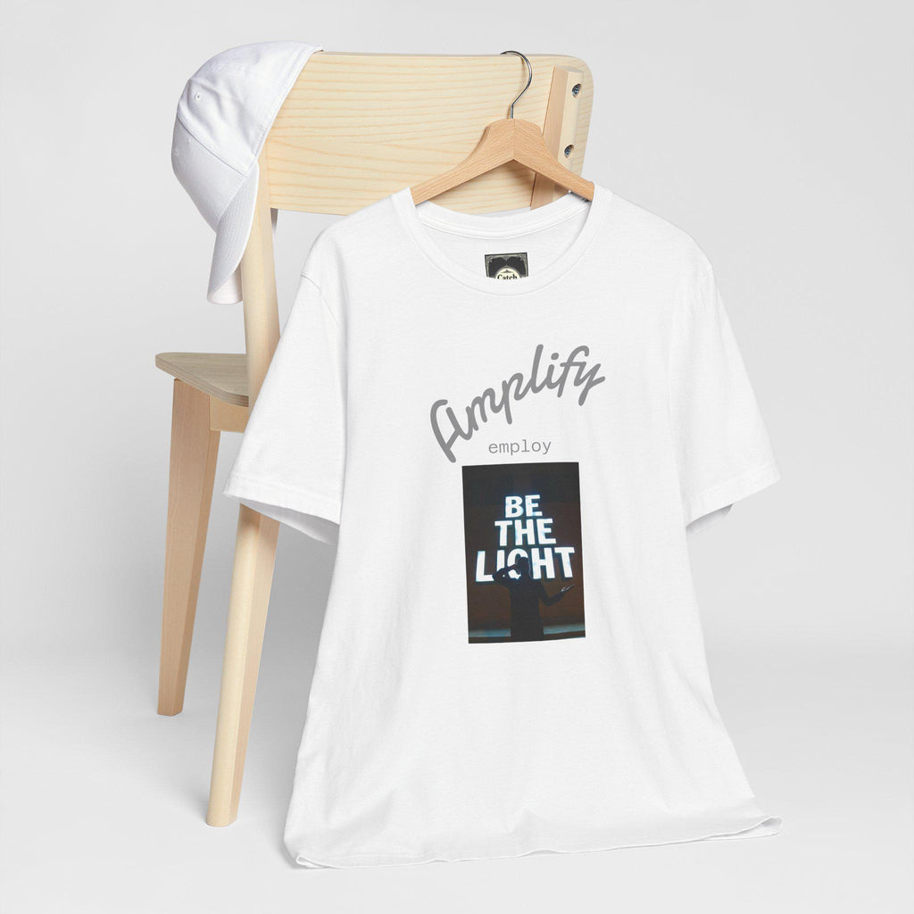 Be The Light Shirt: Unisex Inspirational Cotton Tee