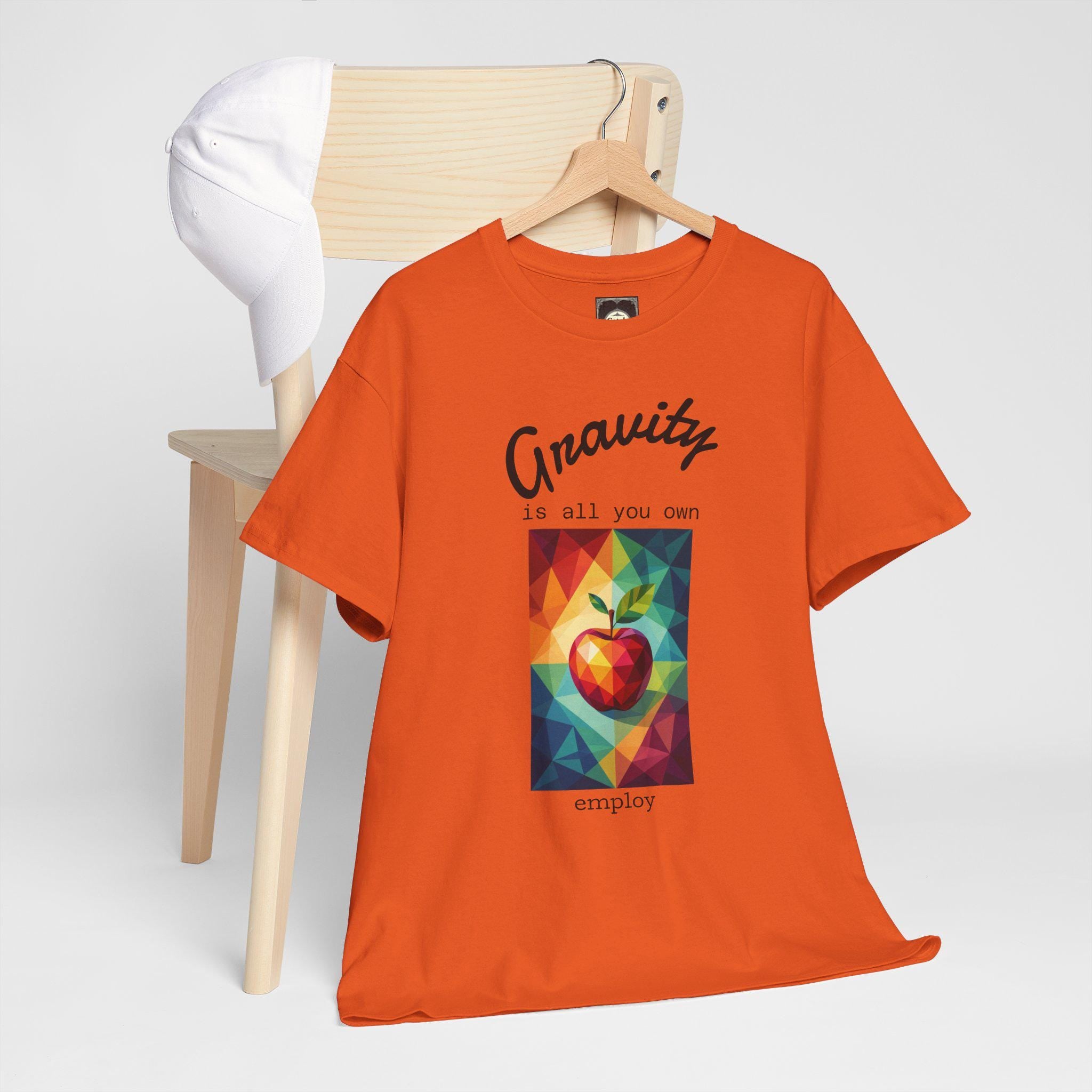 Poetic Gravity T-Shirt: Universe Vibes Astronomy Top
