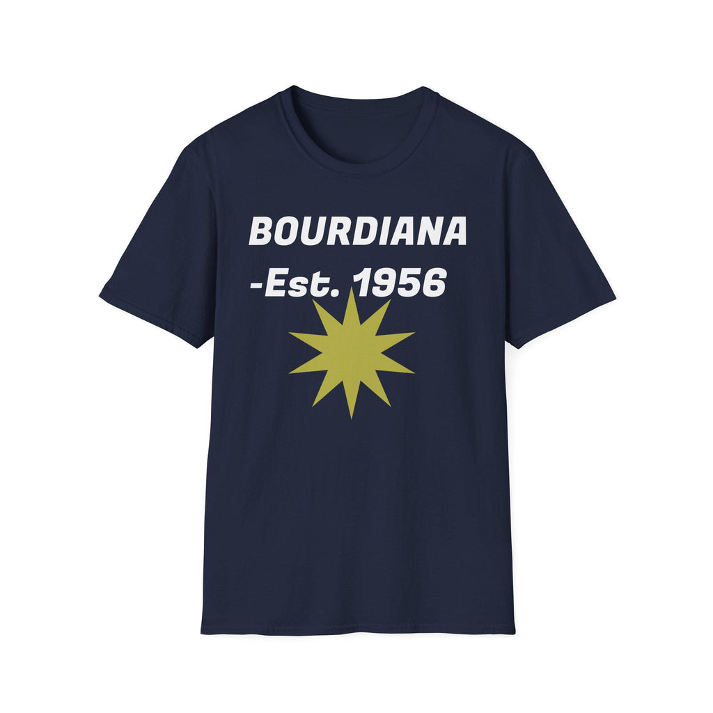 Retro Bourdiana Est. 1956 T-Shirt: Unisex Softstyle Tee