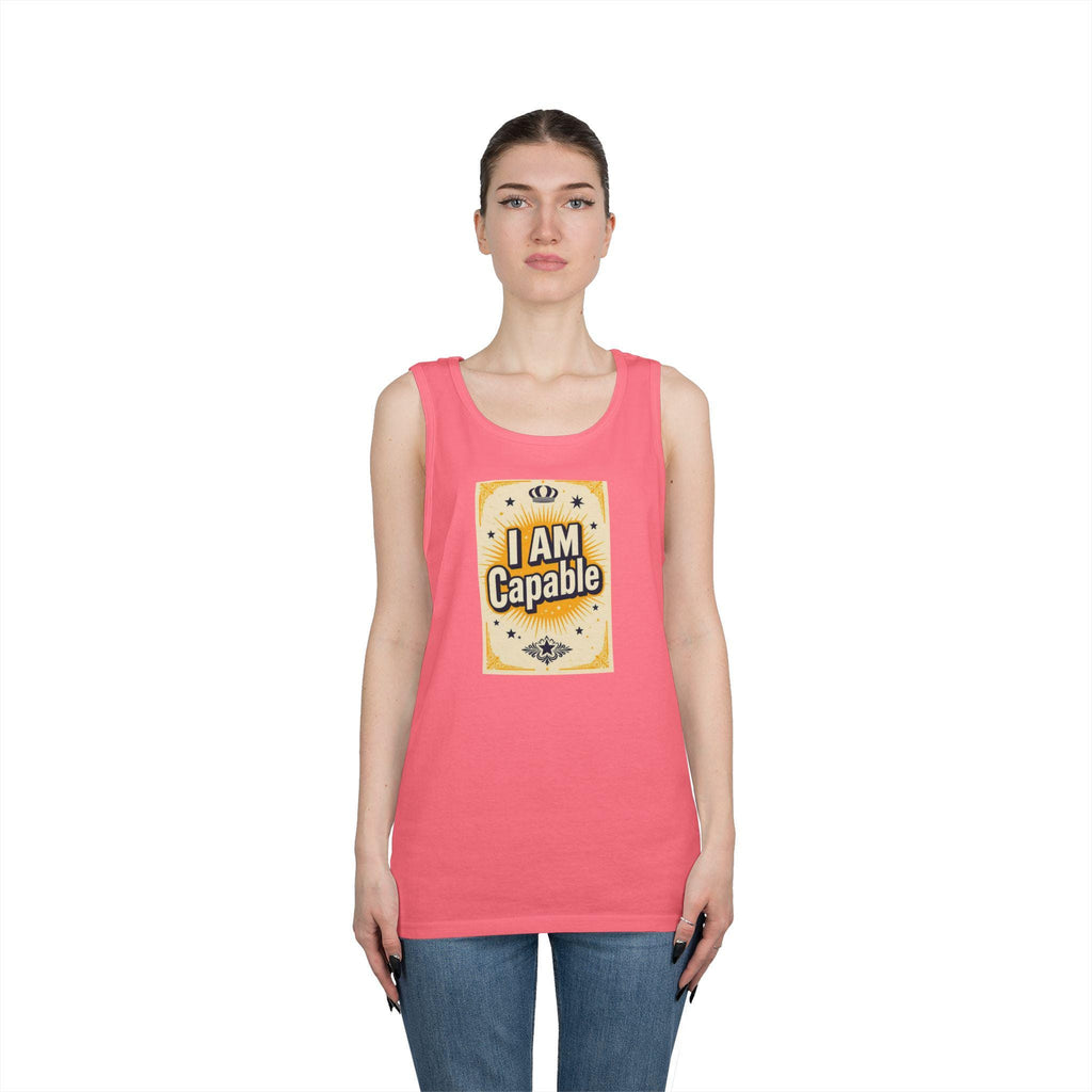 I AM Capable Unisex Tank Top: Motivational Fitness Apparel