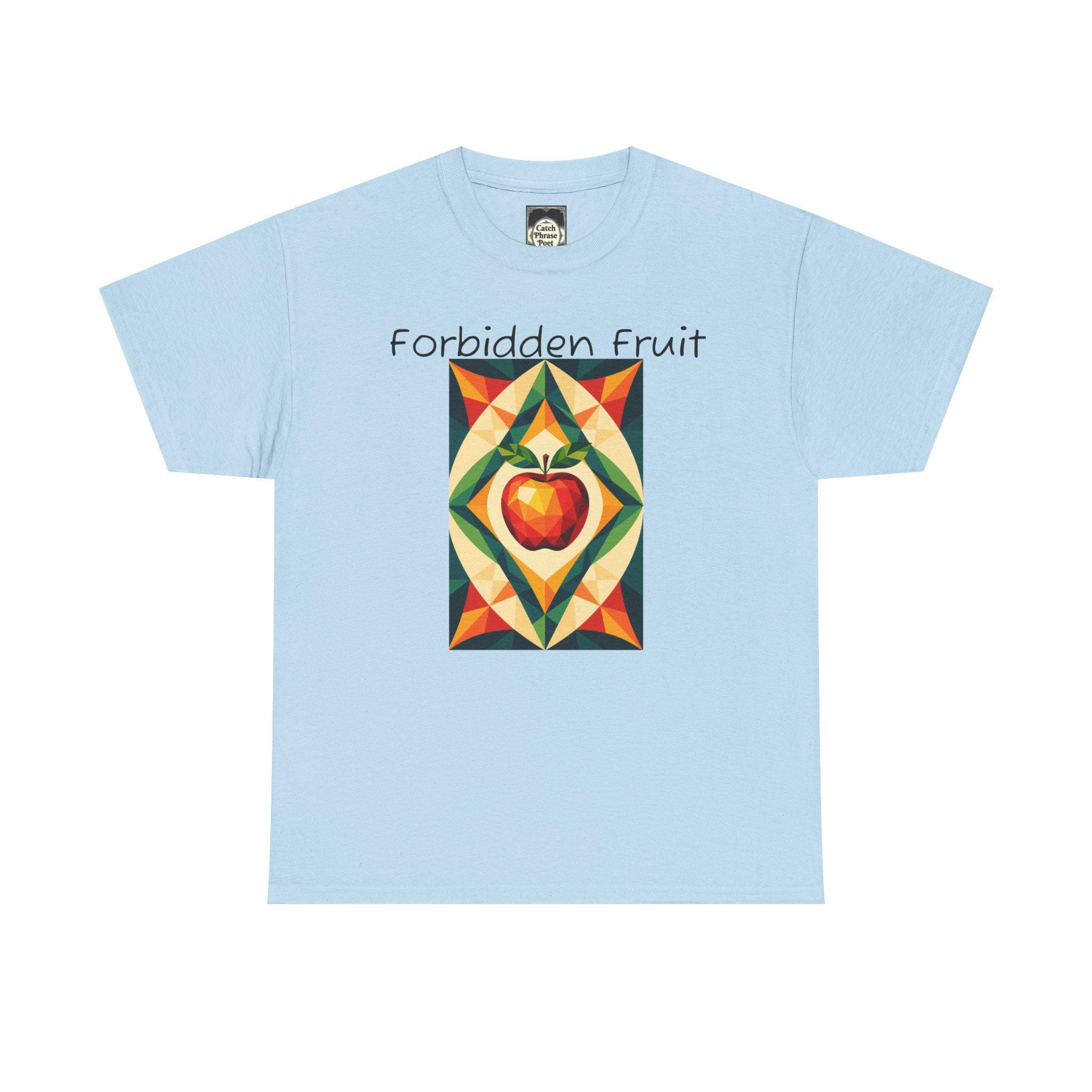 Forbidden Fruit Graphic Tee: Unisex Heavy Cotton, Art Lover Gift